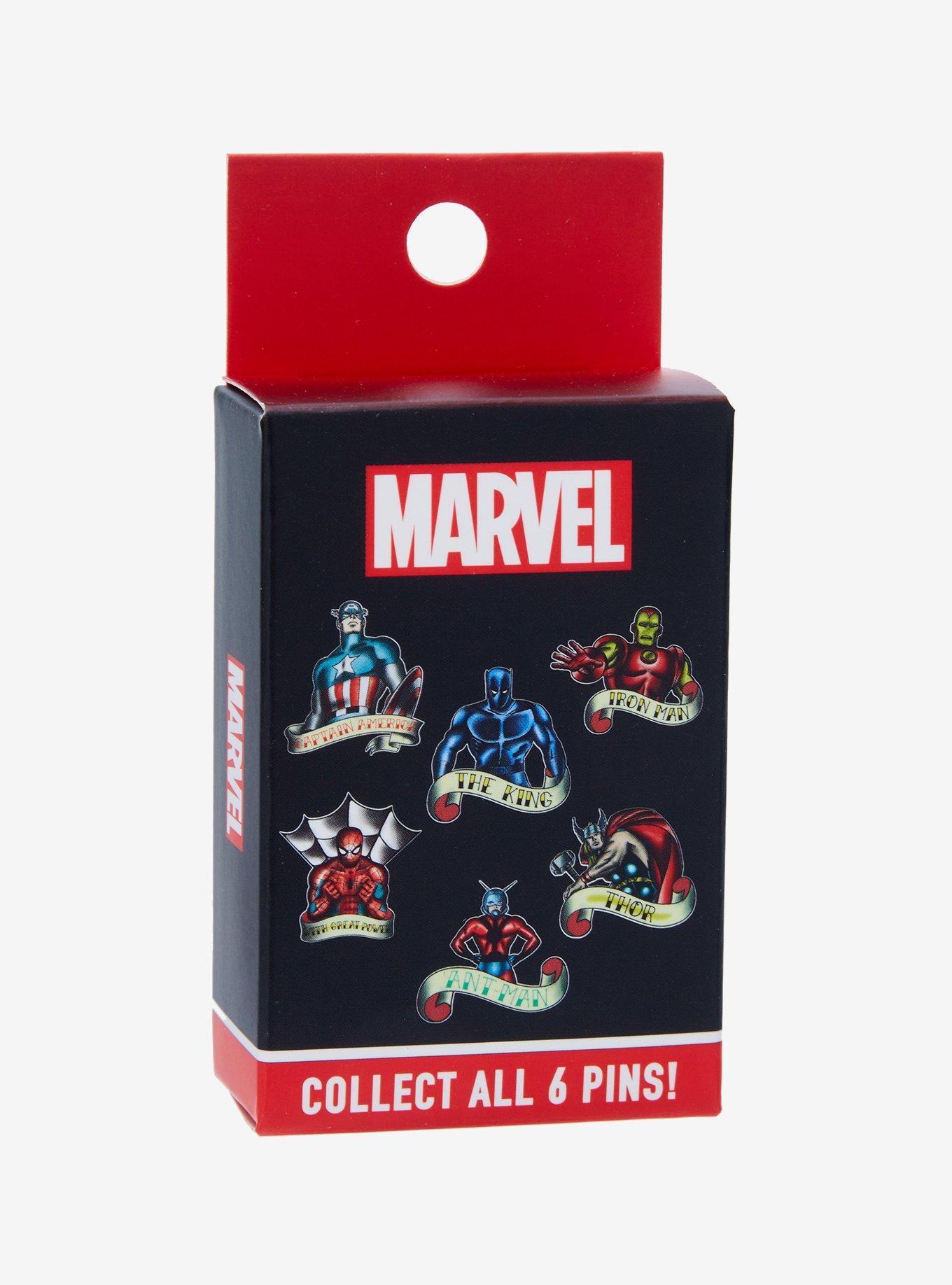 Marvel Tattoo Blind Box Enamel Pin, , alternate