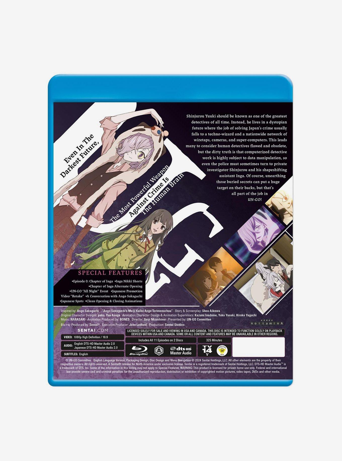 UN-GO: Season 1 Blu-Ray Disc