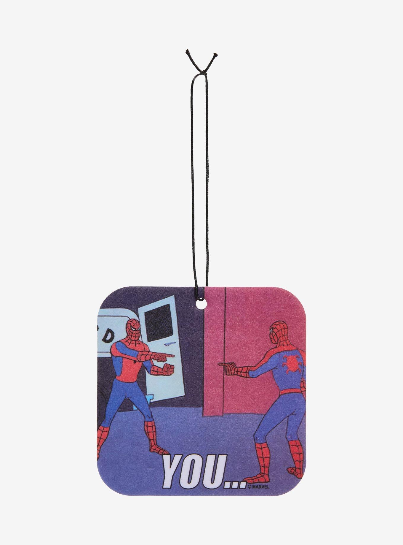 Marvel Spider-Man Pointing Meme New Car Scented Air Freshener - BoxLunch Exclusive