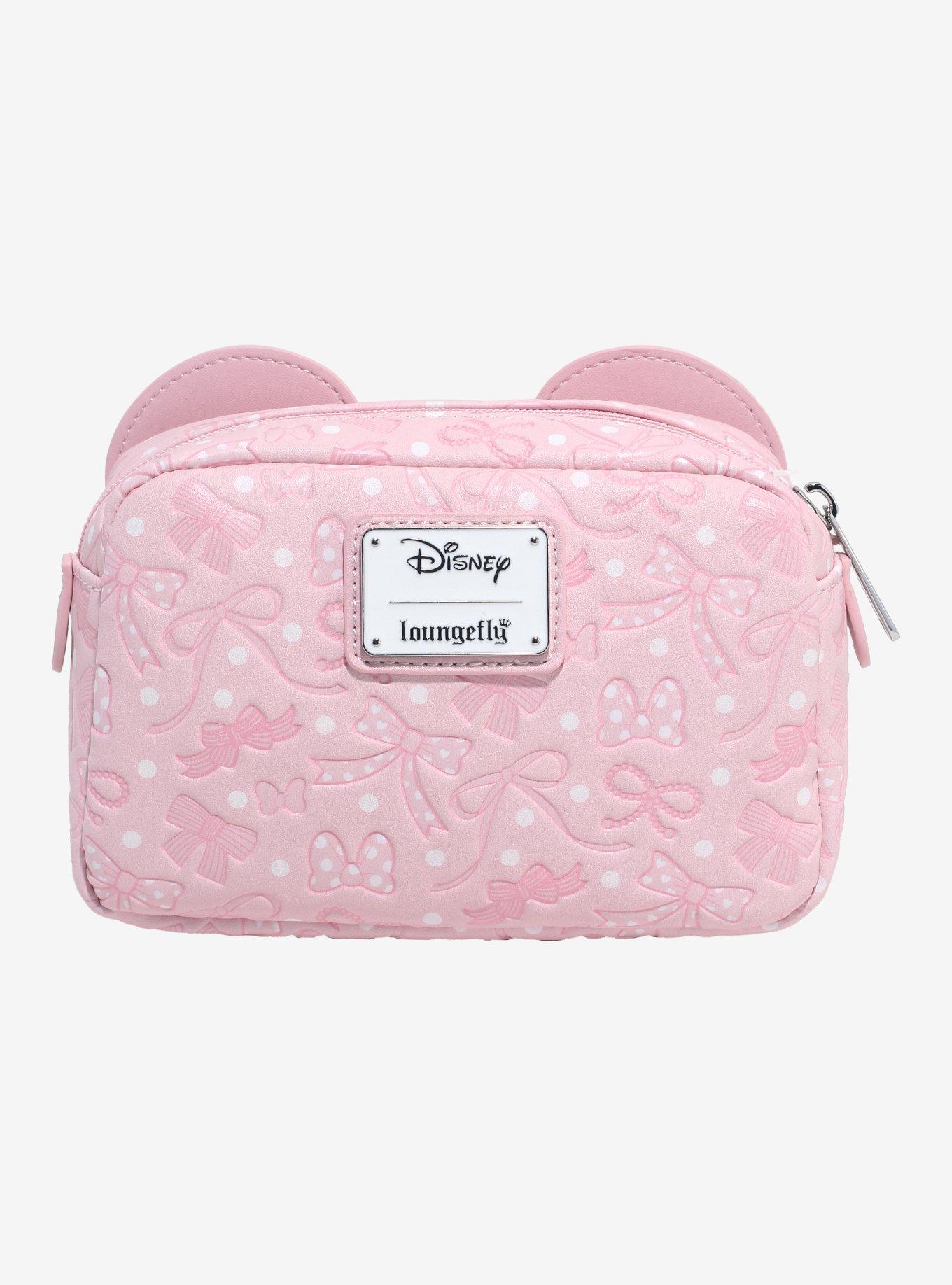 Loungefly Disney Minnie Mouse Bow Ears Cosmetic Bag - BoxLunch Exclusive