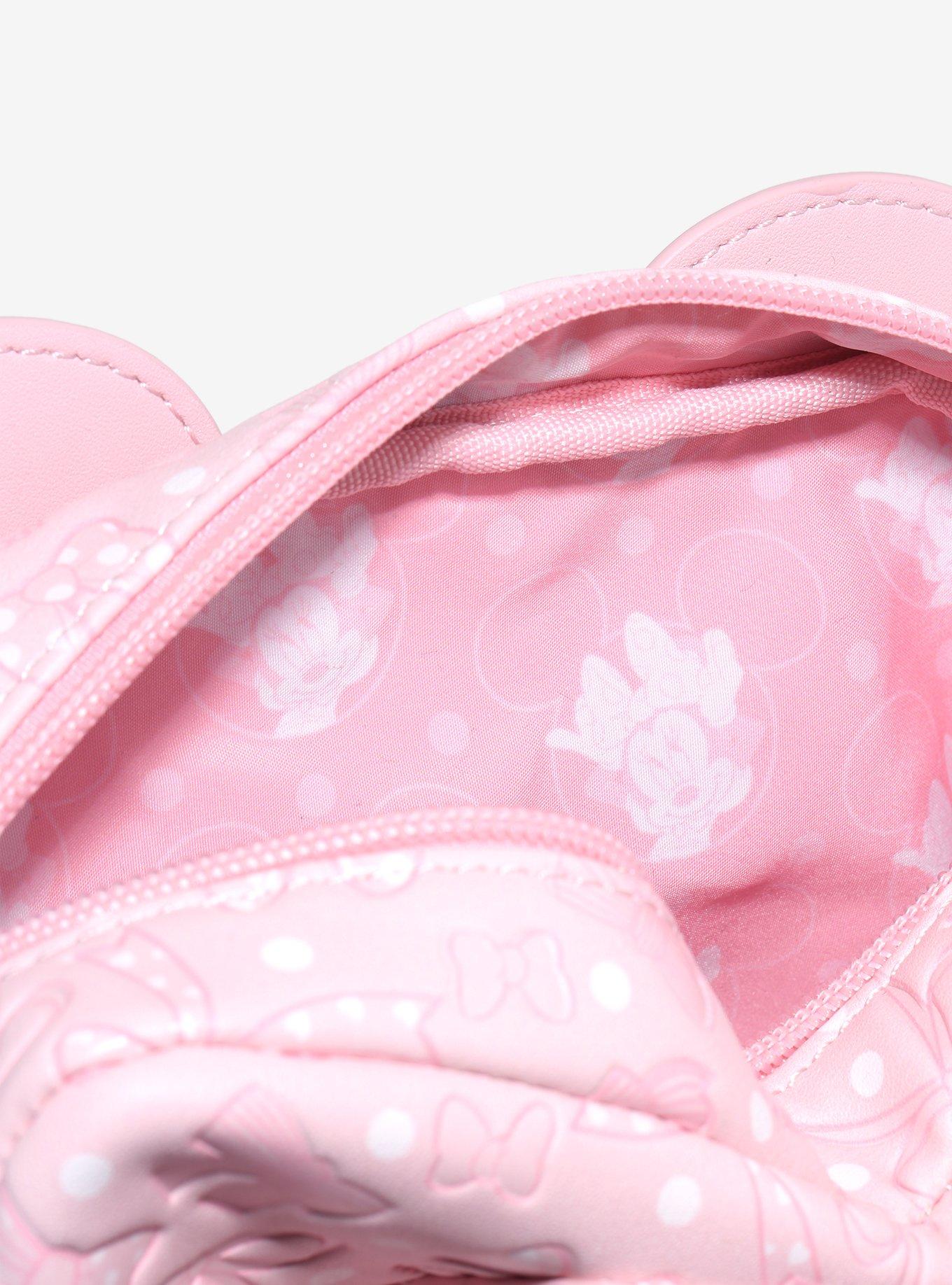 Loungefly Disney Minnie Mouse Bow Ears Cosmetic Bag - BoxLunch Exclusive