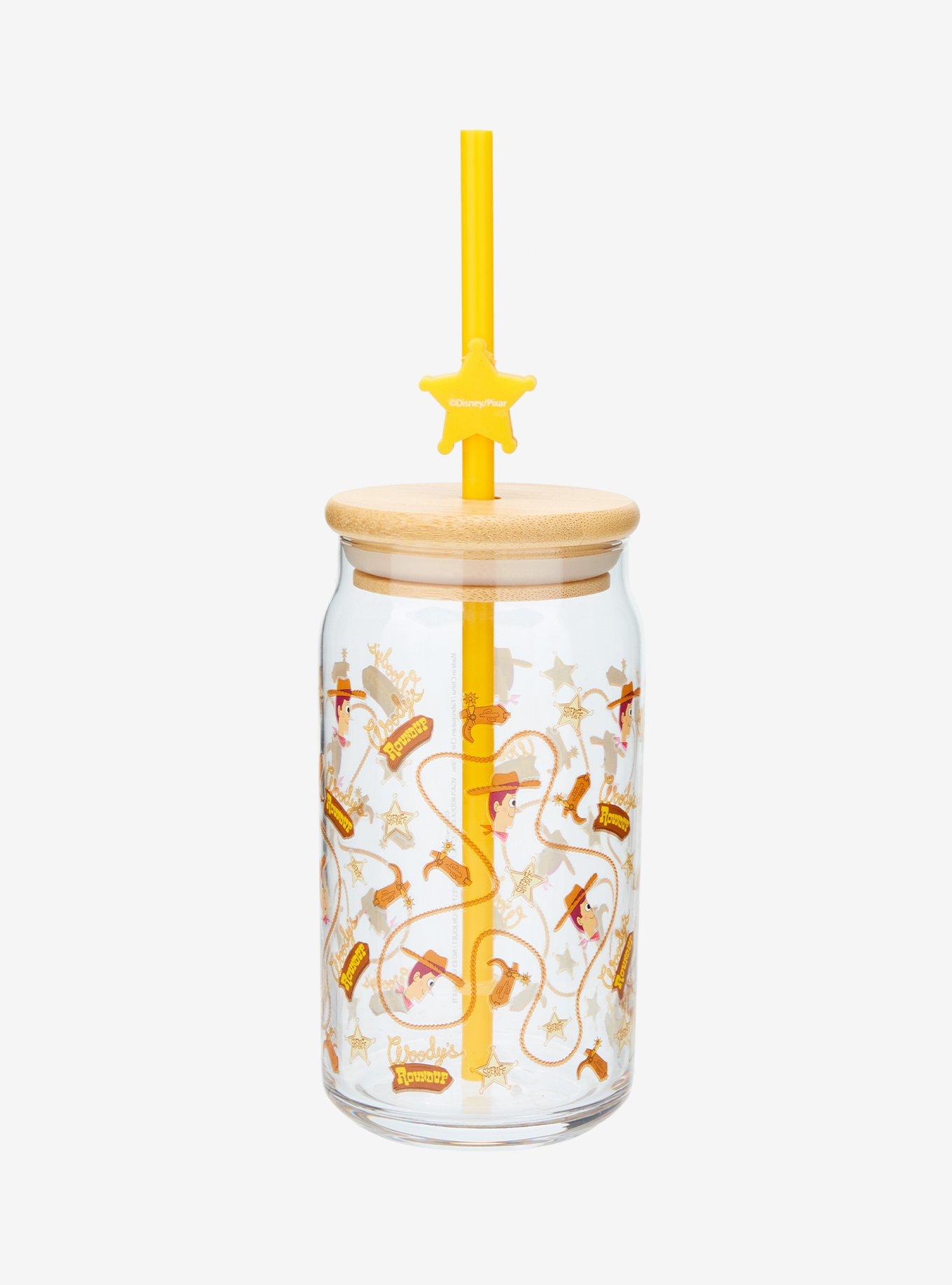 Disney Pixar Toy Story Woody's Roundup Straw Tumbler with Charm — BoxLunch Exclusive, , alternate