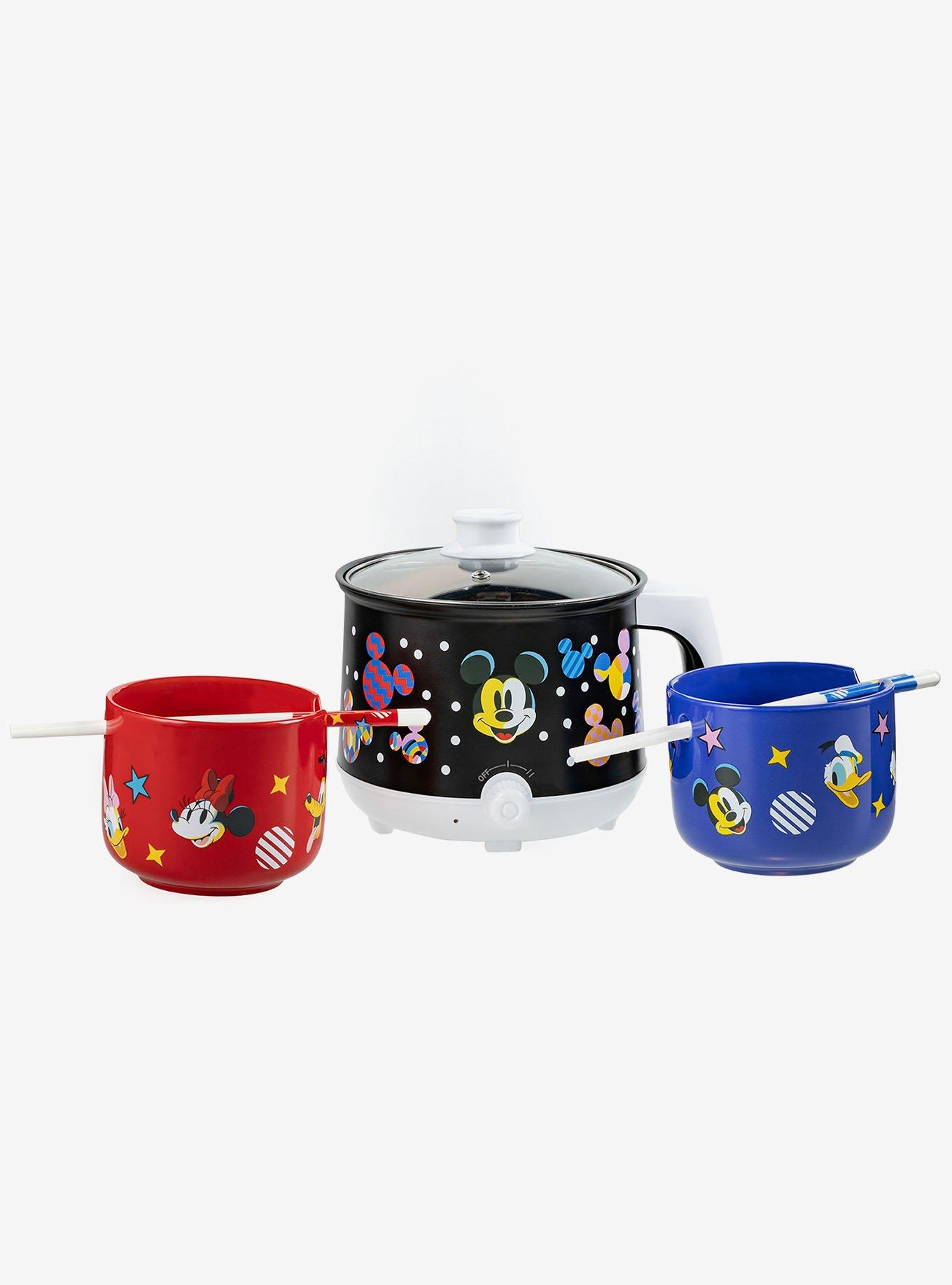 Disney Mickey Mouse Hot Pot with Ramen Bowls, , alternate