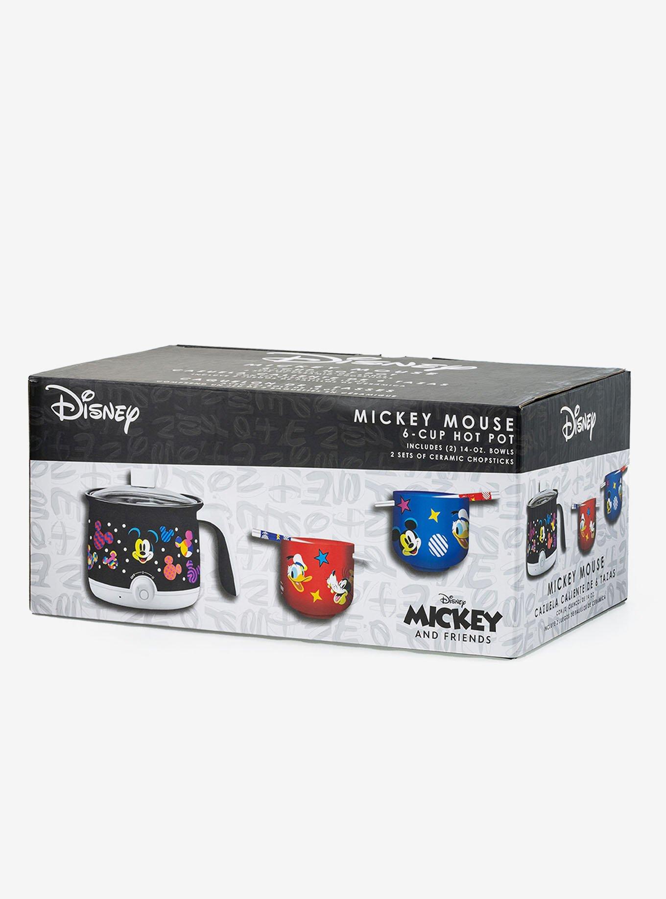 Disney Mickey Mouse Hot Pot with Ramen Bowls, , alternate