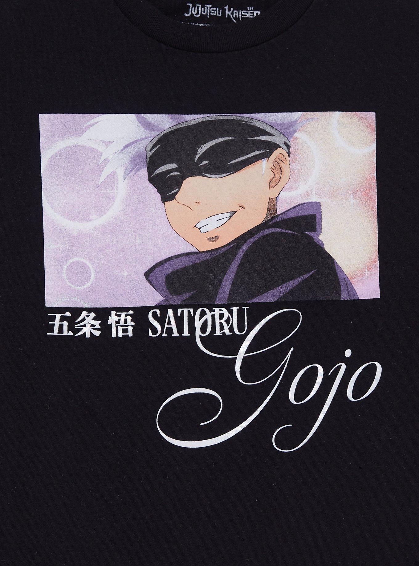 Jujutsu Kaisen Satoru Gojo Panel Portrait Women's Cropped T-Shirt, , hi-res