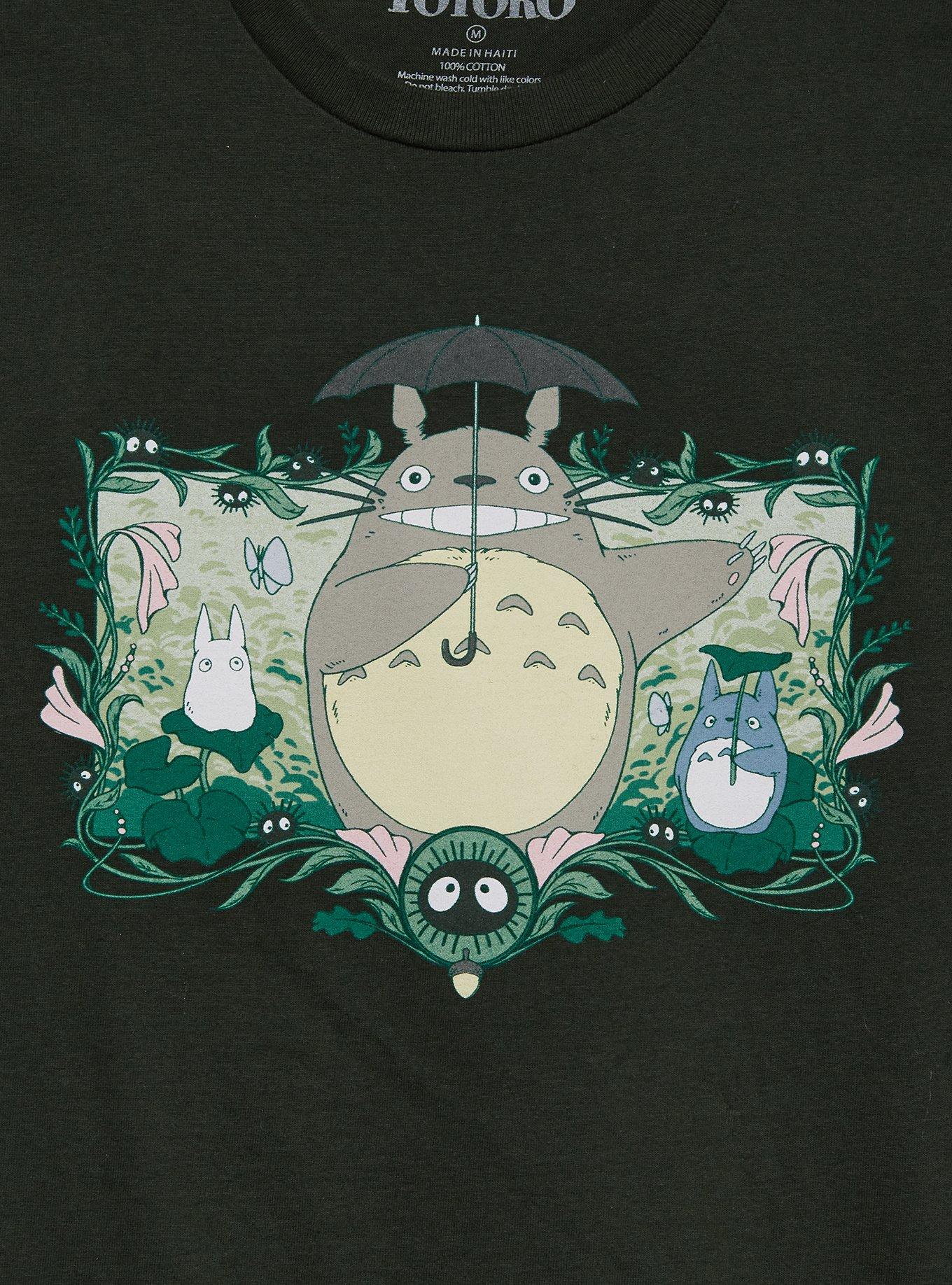 Studio Ghibli® My Neighbor Totoro Scenic Portrait Women's T-Shirt, FOREST GREEN, alternate