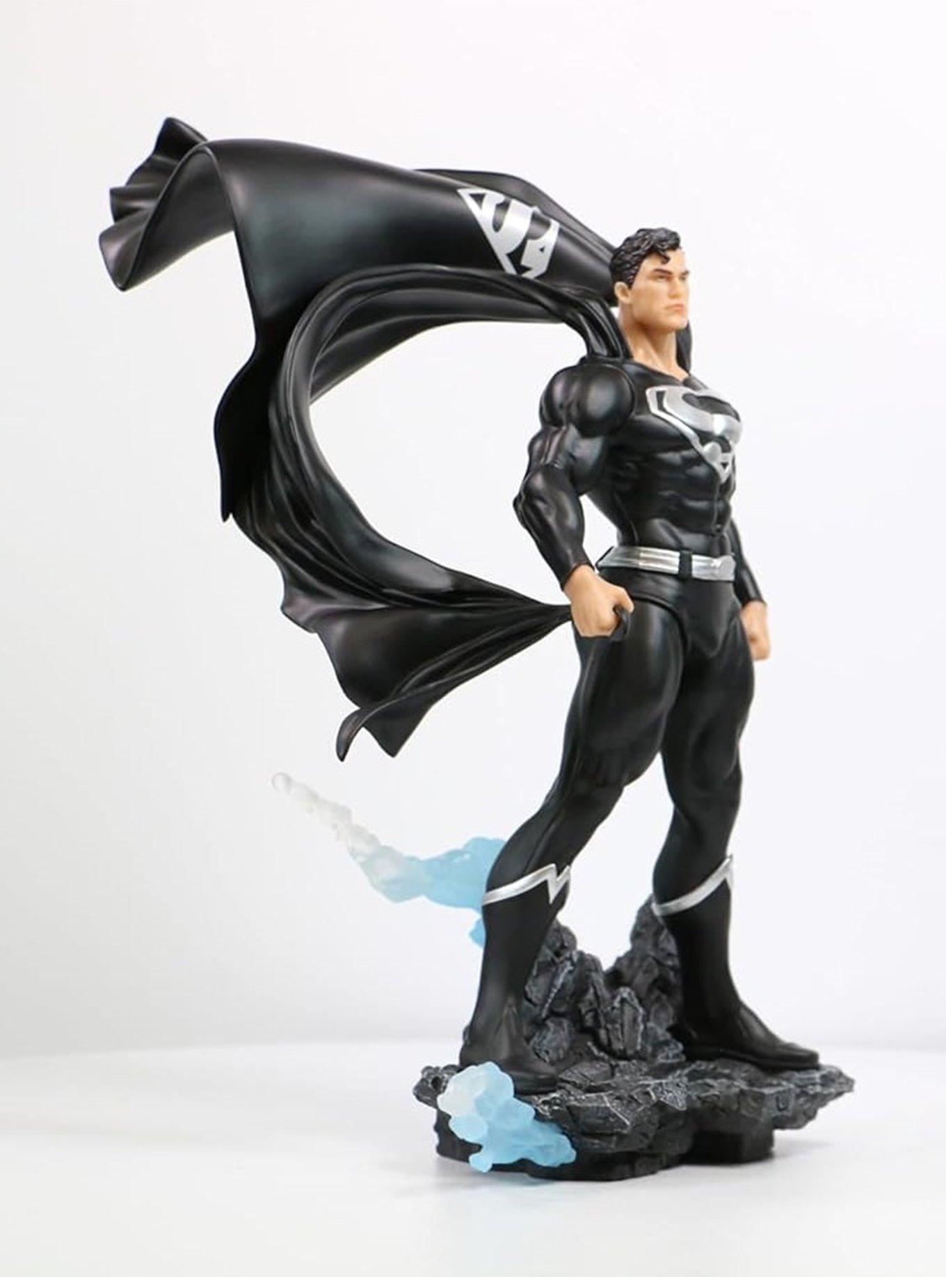 Pure Arts DC Comics PX Previews Exclusive Superman Figure (Black & Silver Ver.), , hi-res