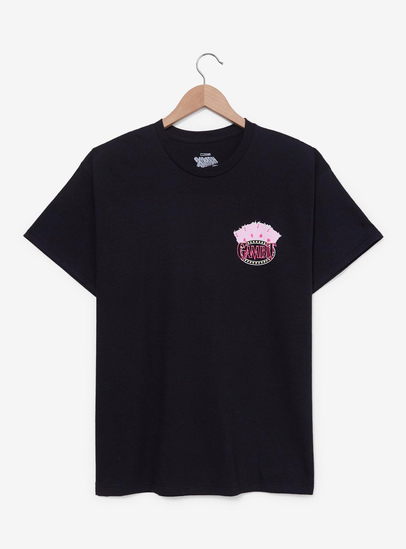 Marvel X-Men Gambit The Cards Graphic T-Shirt, BLACK, alternate