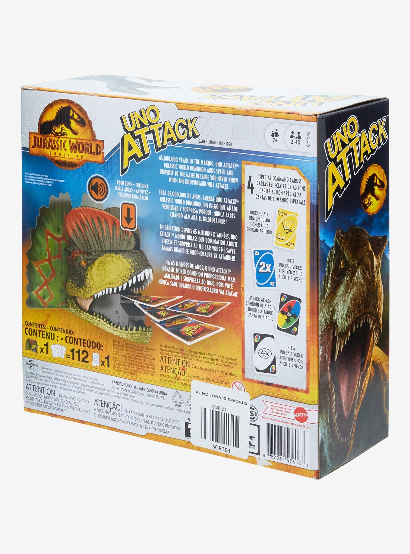 UNO Attack Jurassic World Dominion Game, , alternate