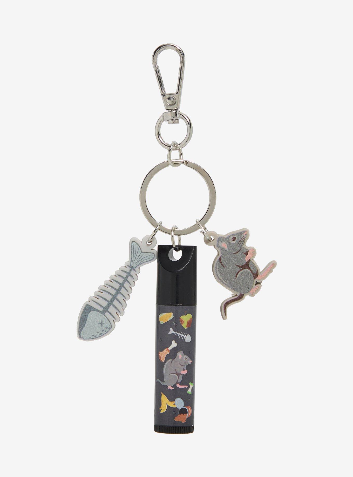 Rat & Trash Lip Balm Key Chain, , hi-res