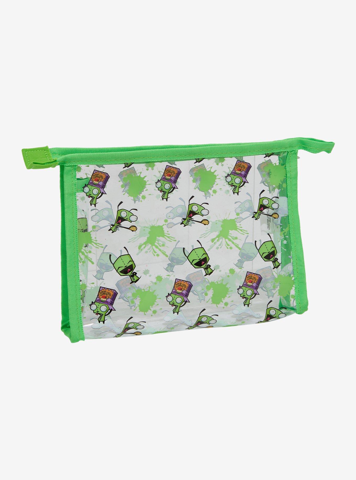 Invader Zim GIR Snacks Clear Makeup Bag, , hi-res