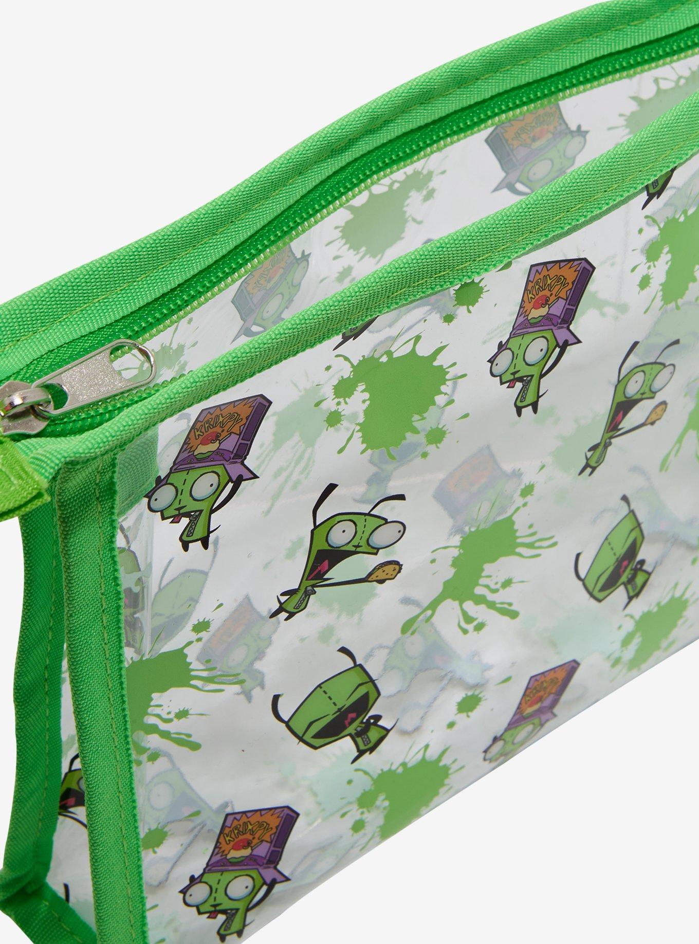 Invader Zim GIR Snacks Clear Makeup Bag, , alternate