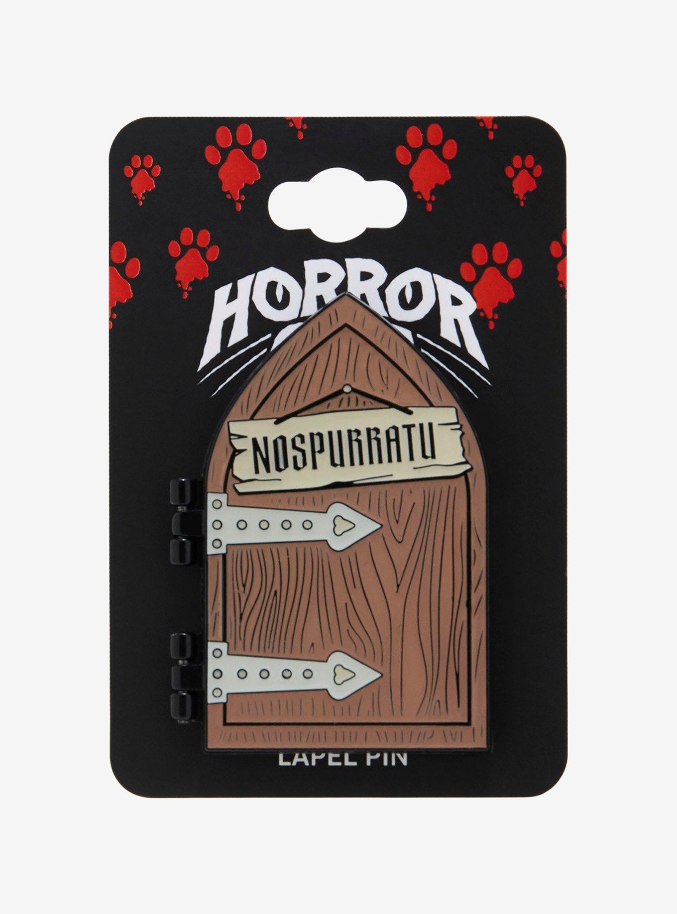 Horror Cats Nospurratu Hinge Enamel Pin, , alternate