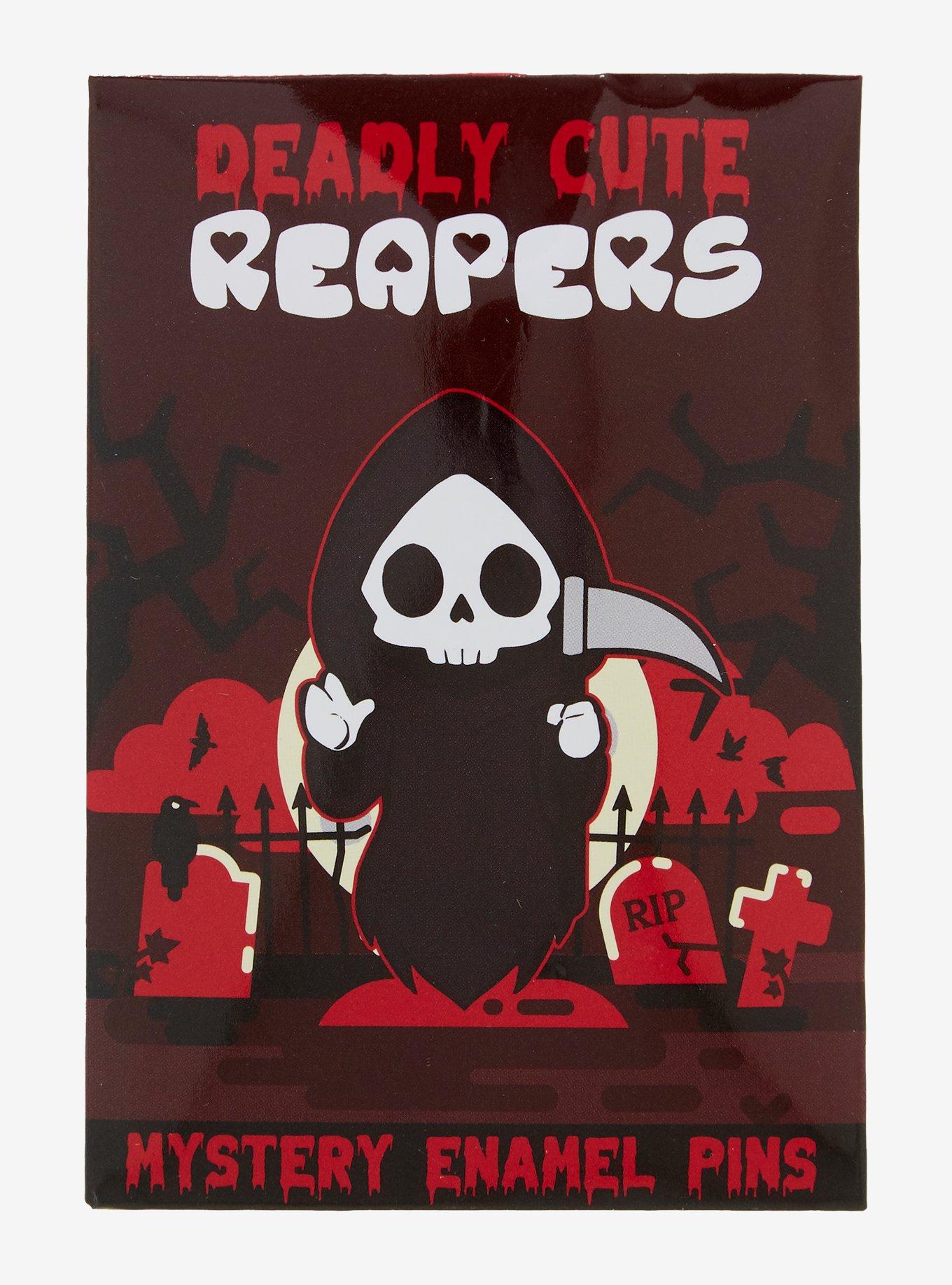 Deadly Cute Reapers Moods Blind Box Enamel Pin, , alternate
