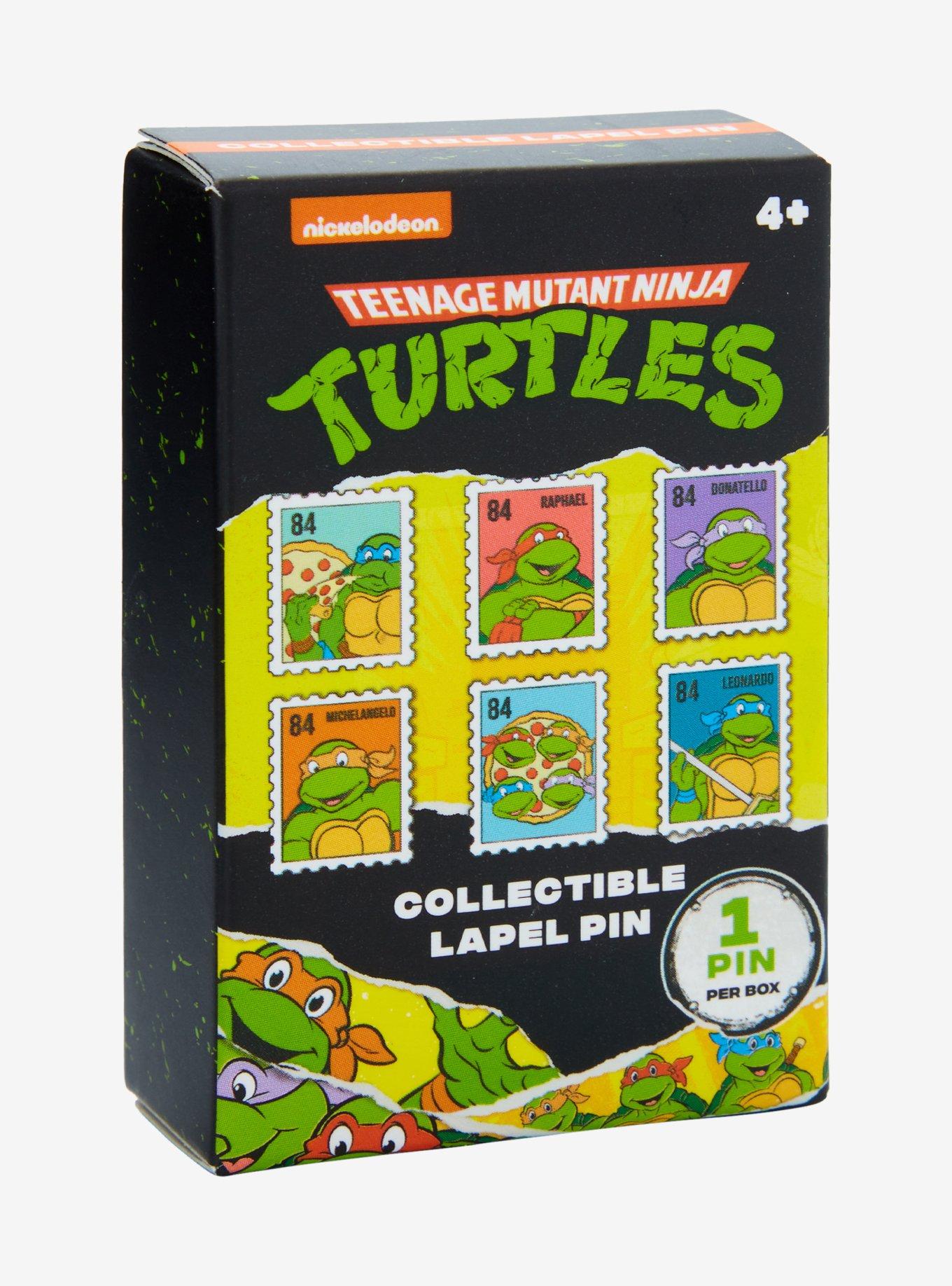 Teenage Mutant Ninja Turtles Postage Stamp Portrait Blind Box Enamel Pin, , hi-res