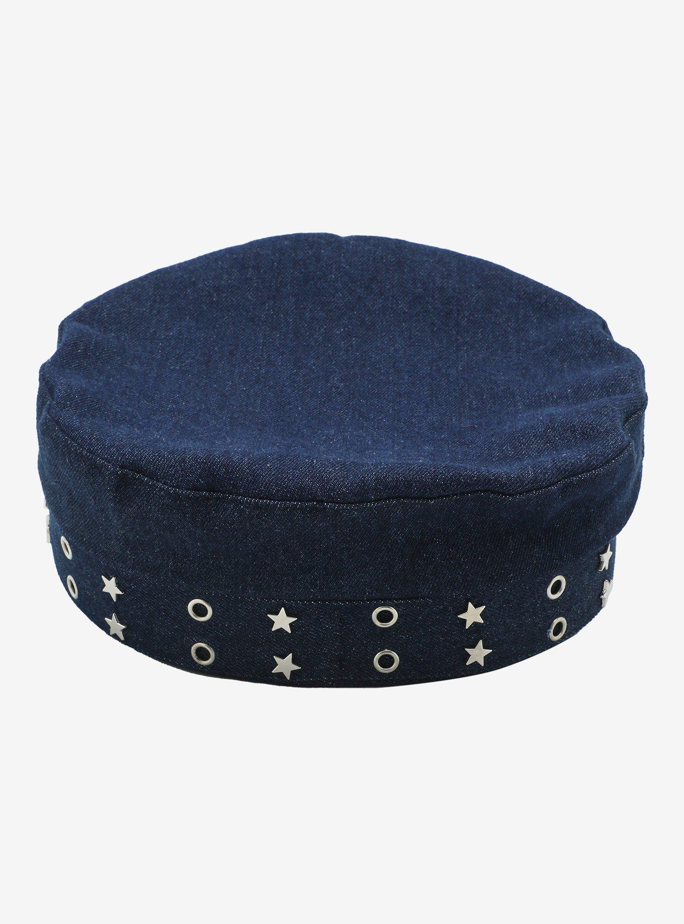 Denim Star Grommet Buckle Cadet Hat, , alternate
