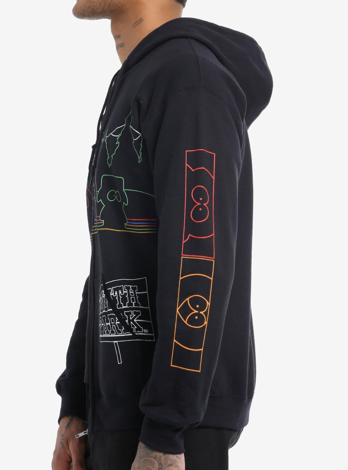 South Park Bus Stop Line Art Hoodie, MULTI, alternate
