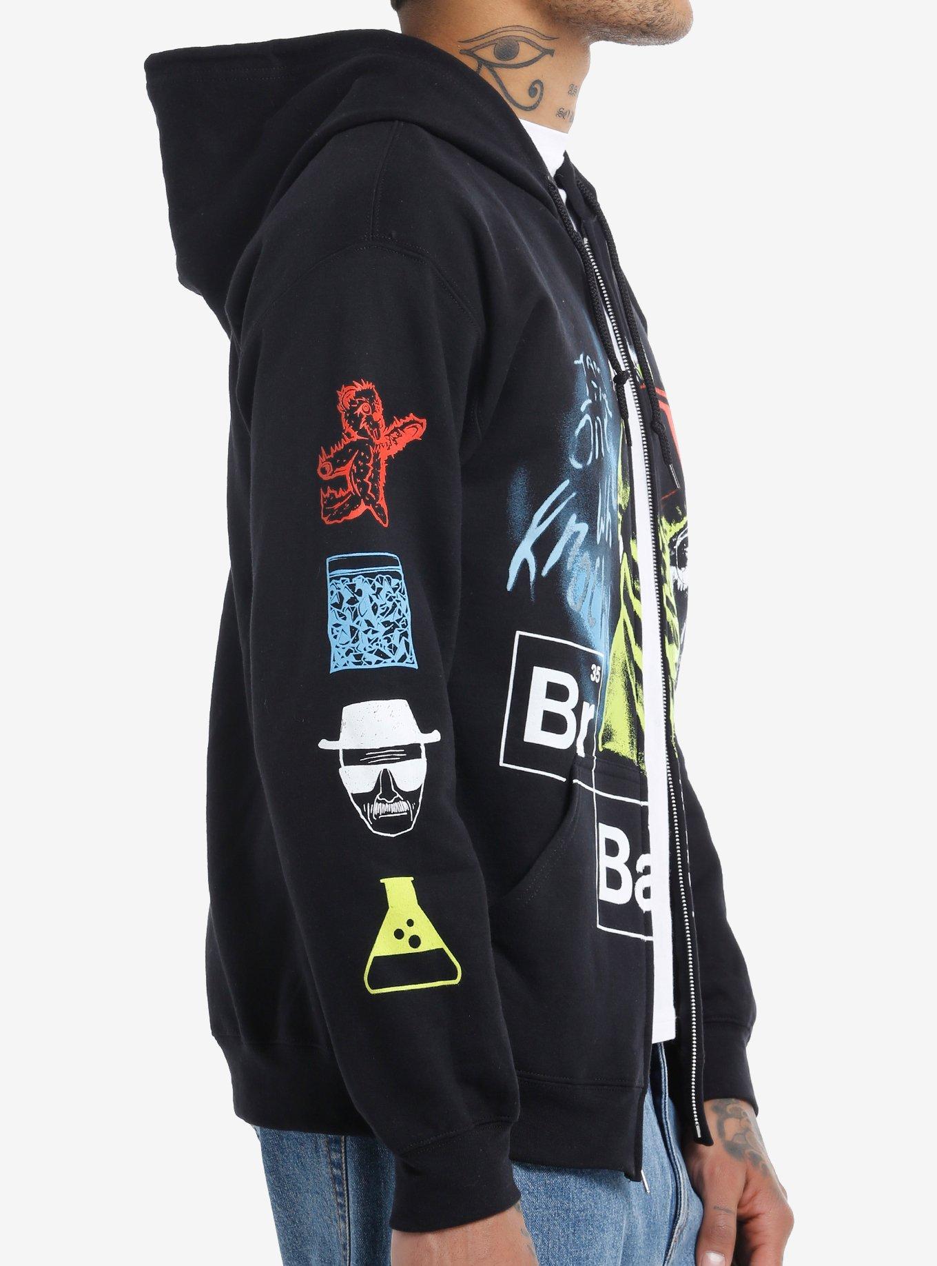 Breaking Bad Walter Quote & Symbols Hoodie, MULTI, alternate