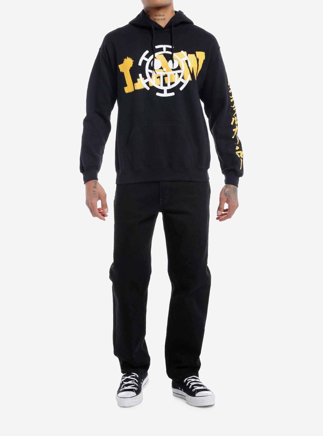 One Piece Trafalgar Law Doodle Hoodie, , hi-res