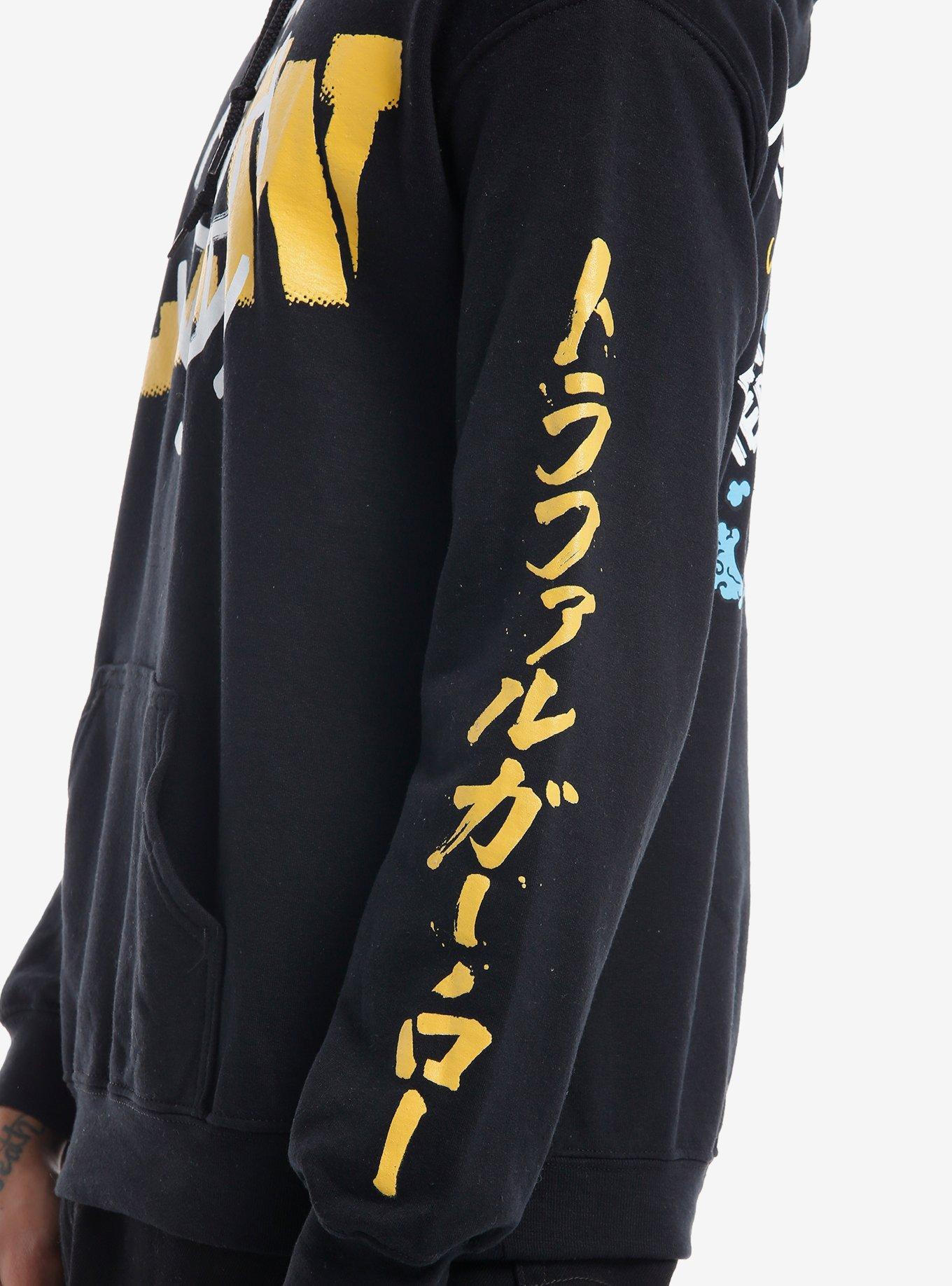 One Piece Trafalgar Law Doodle Hoodie, MULTI, alternate