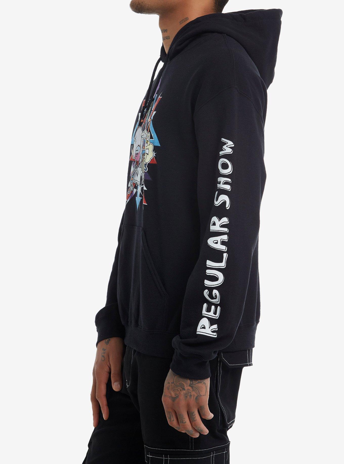 Regular Show Golf Cart Characters Hoodie, MULTI, alternate