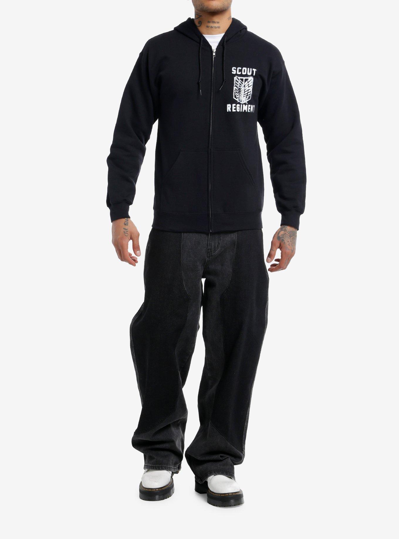 Attack On Titan Scout Regiment Symbol Hoodie, MULTI, alternate