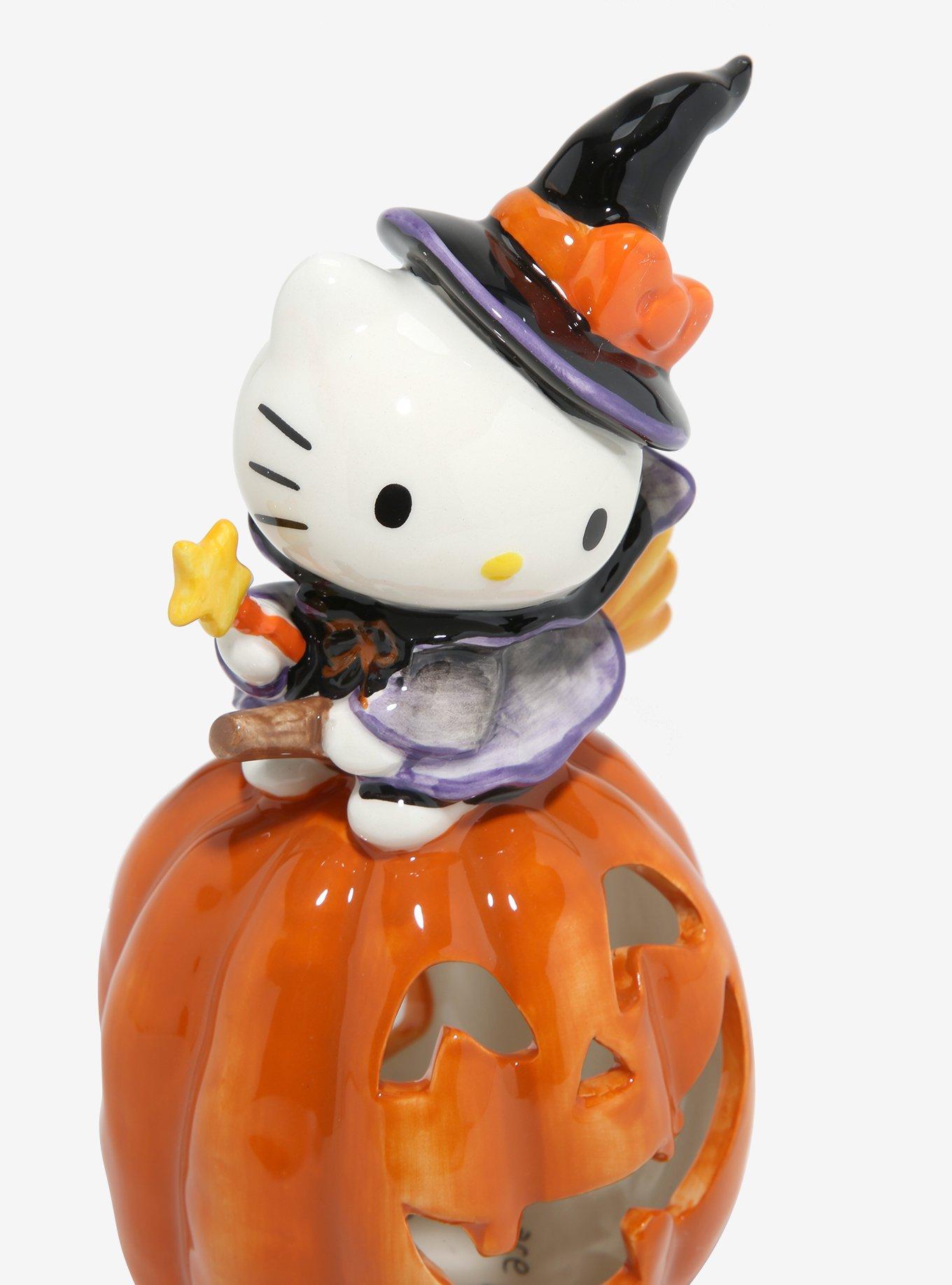 Hello Kitty Witch Pumpkin Tealight Holder, , alternate
