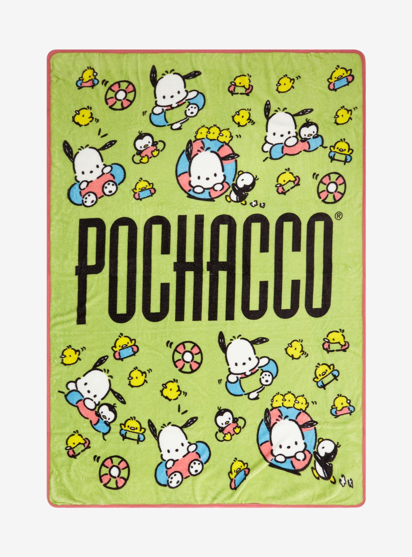 Sanrio Pochacco Allover Print Fleece Throw - BoxLunch Exclusive, , hi-res