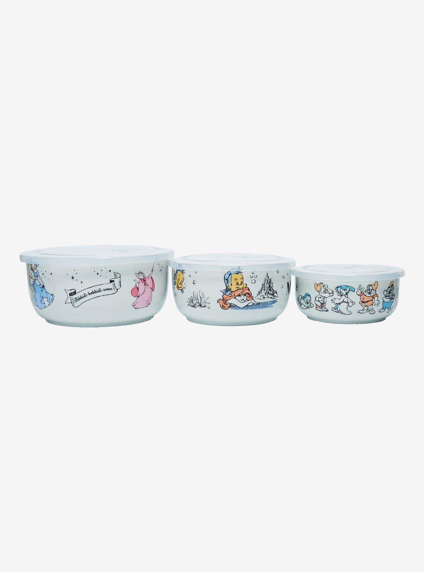 Disney Princess Retro Ceramic Bowl and Lid Set, , alternate