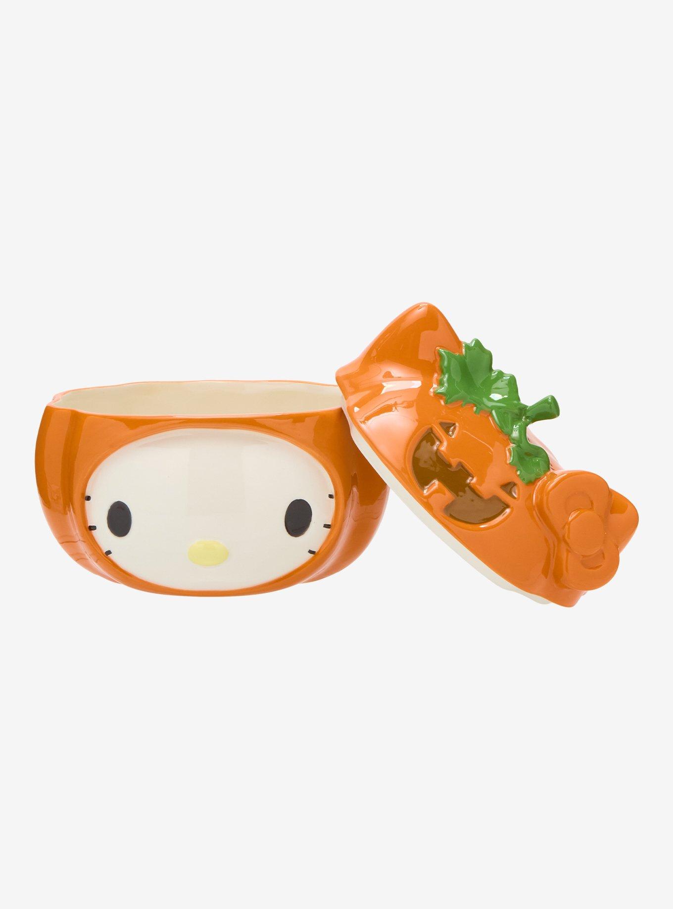 Sanrio Hello Kitty Pumpkin Figural Candy Dish — BoxLunch Exclusive, , hi-res