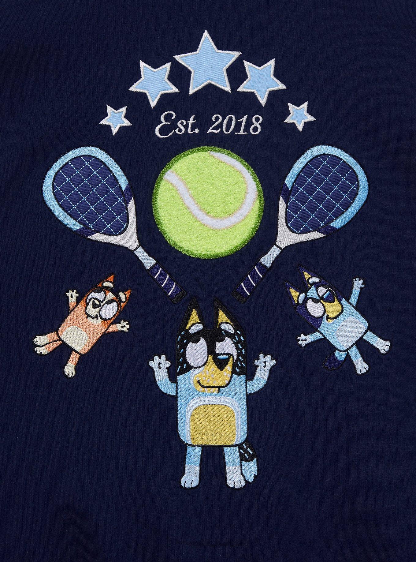 Bluey Tennis Embroidered Bomber Jacket — BoxLunch Exclusive