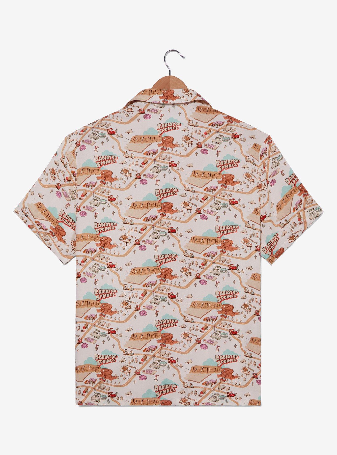 Disney Pixar Cars Radiator Springs Allover Print Woven T-Shirt &mdash; BoxLunch Exclusive, , alternate