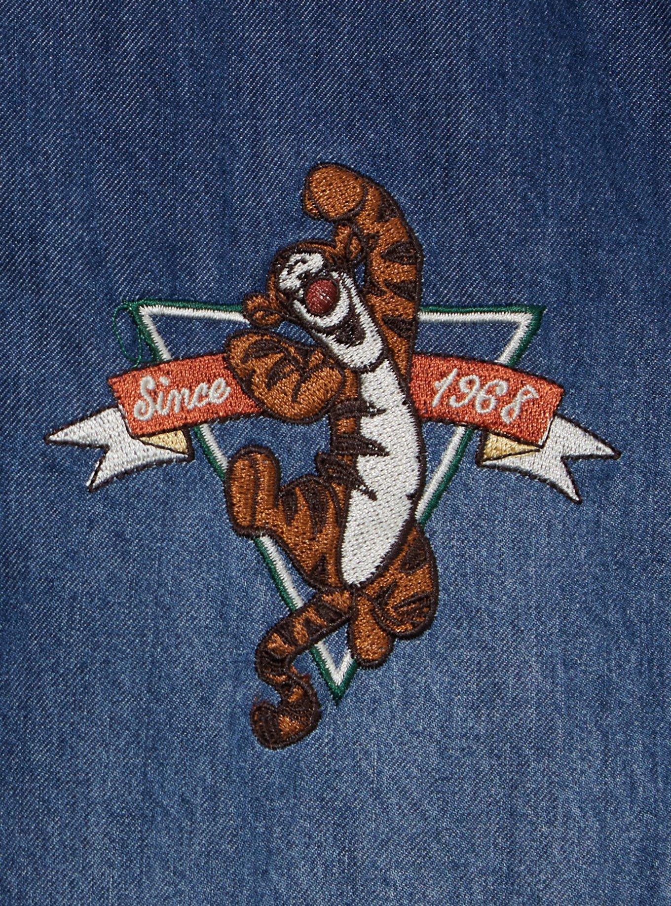 Disney Winnie the Pooh Tigger Denim Bomber Jacket - BoxLunch Exclusive
