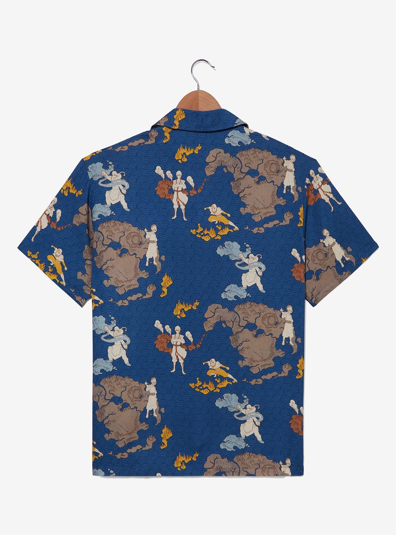 Avatar: The Last Airbender Scenic Woven T-Shirt — BoxLunch Exclusive, , hi-res