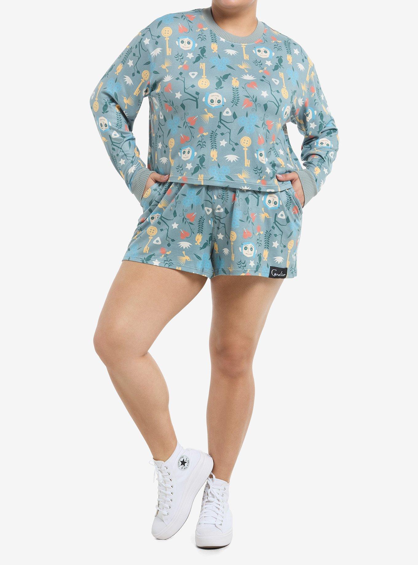 Coraline Garden Icons Girls Lounge Set Plus Size, , hi-res