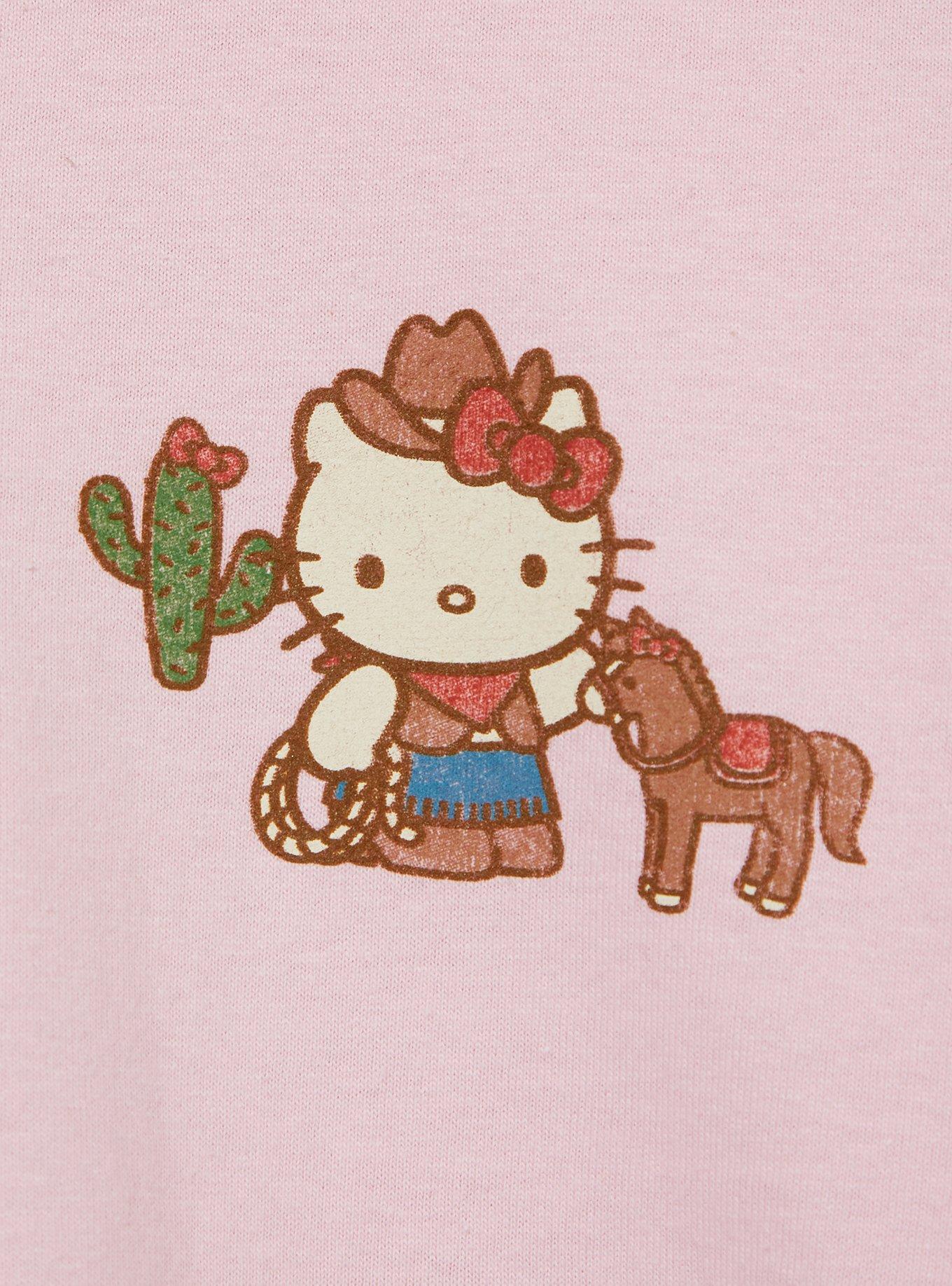 Sanrio Hello Kitty and Friends Howdy Friends Women's Cropped T-Shirt, , hi-res