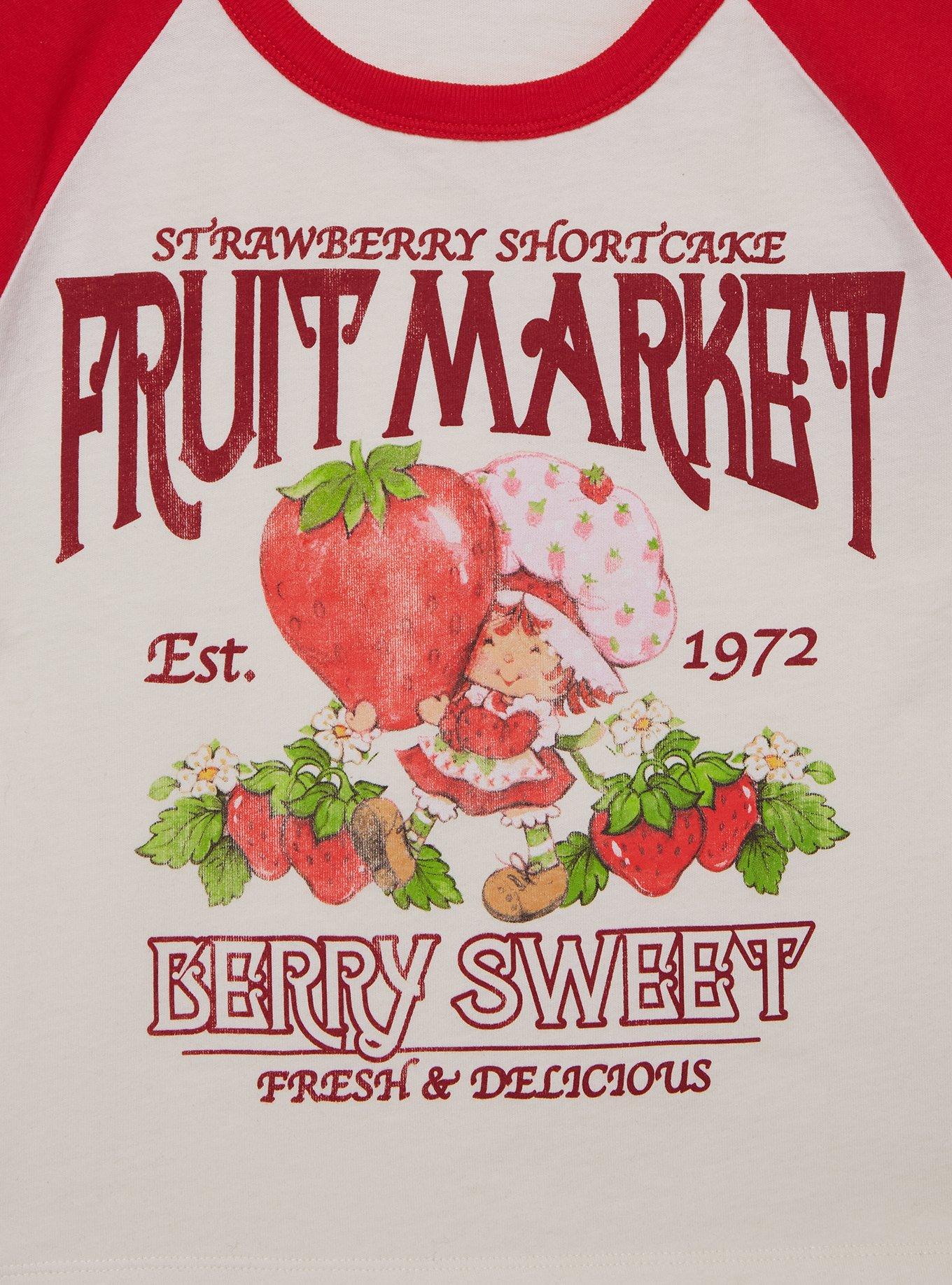 Strawberry Shortcake Fruit Market Women's Baby Tee, , hi-res