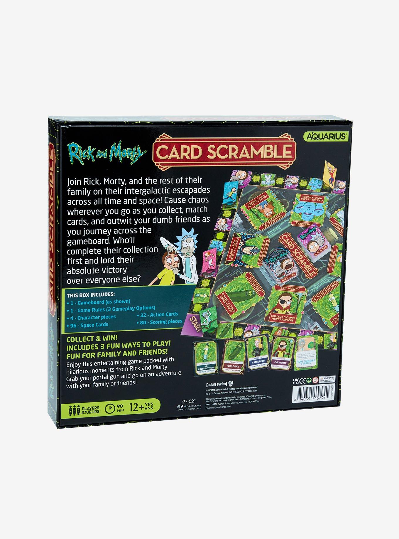 Rick And Morty Card Scramble Game, , hi-res