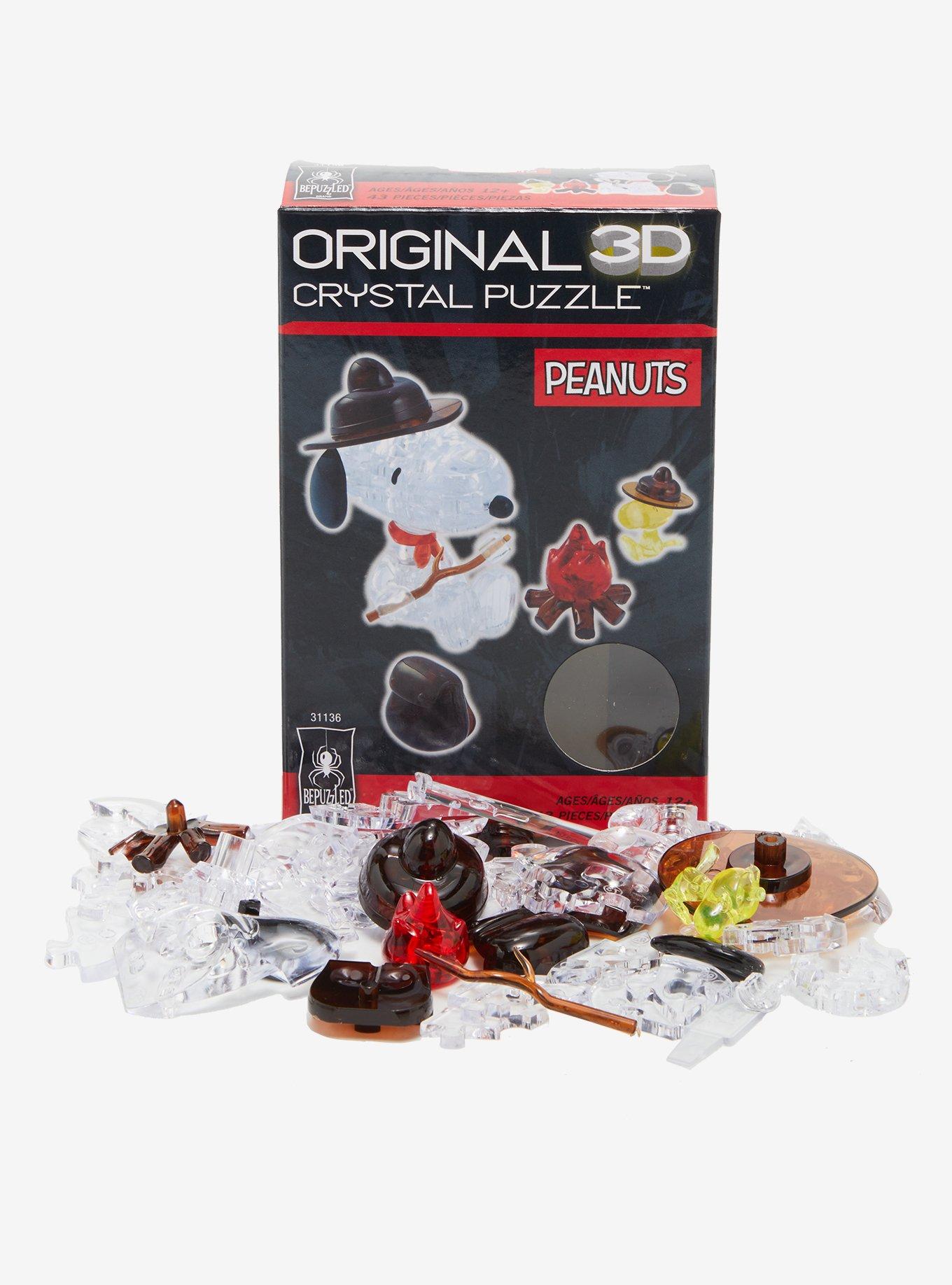 Peanuts Snoopy & Woodstock Campfire 3D Crystal Puzzle, , hi-res