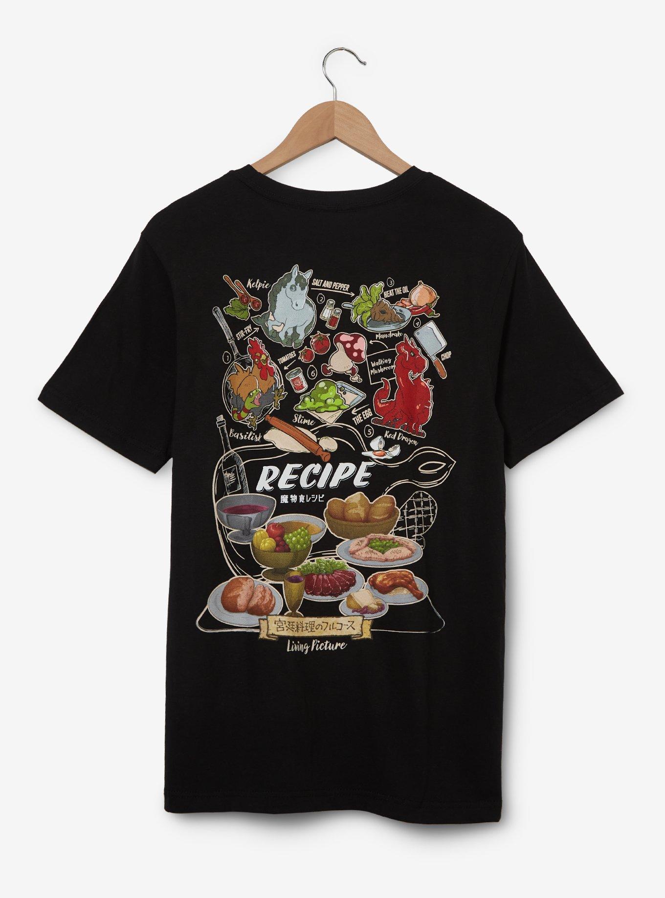 Delicious in Dungeon Foods T-Shirt, BLACK, alternate