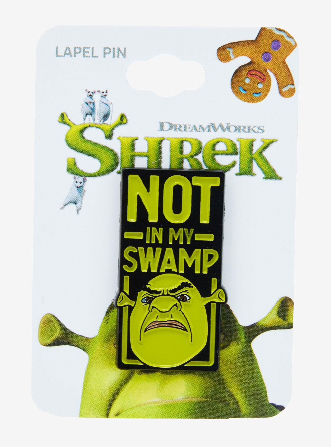 Shrek Not In My Swamp Enamel Pin, , hi-res