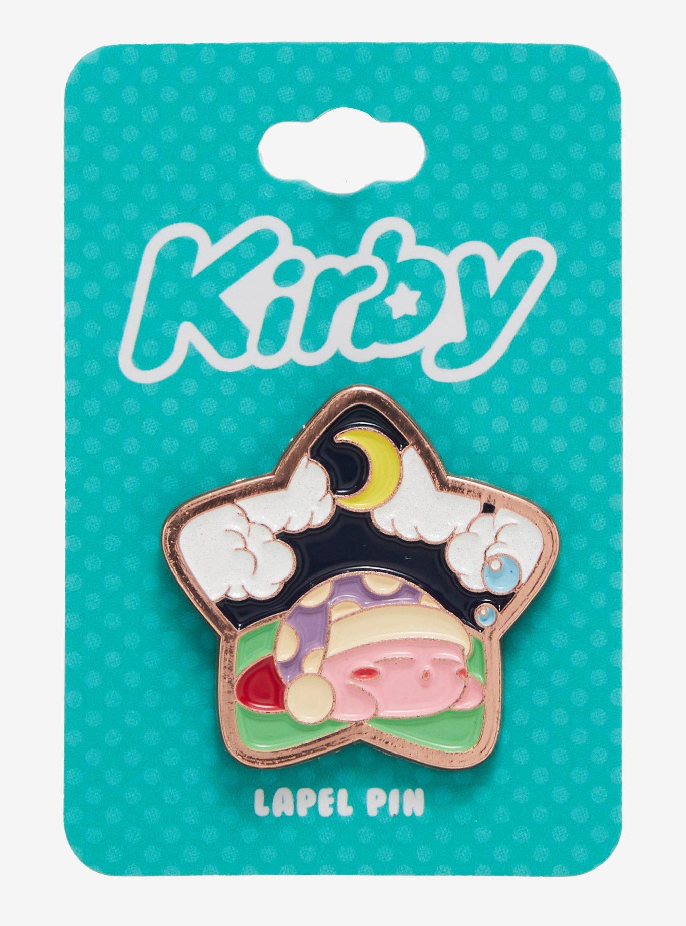 Kirby Sleeping Star Enamel Pin, , hi-res