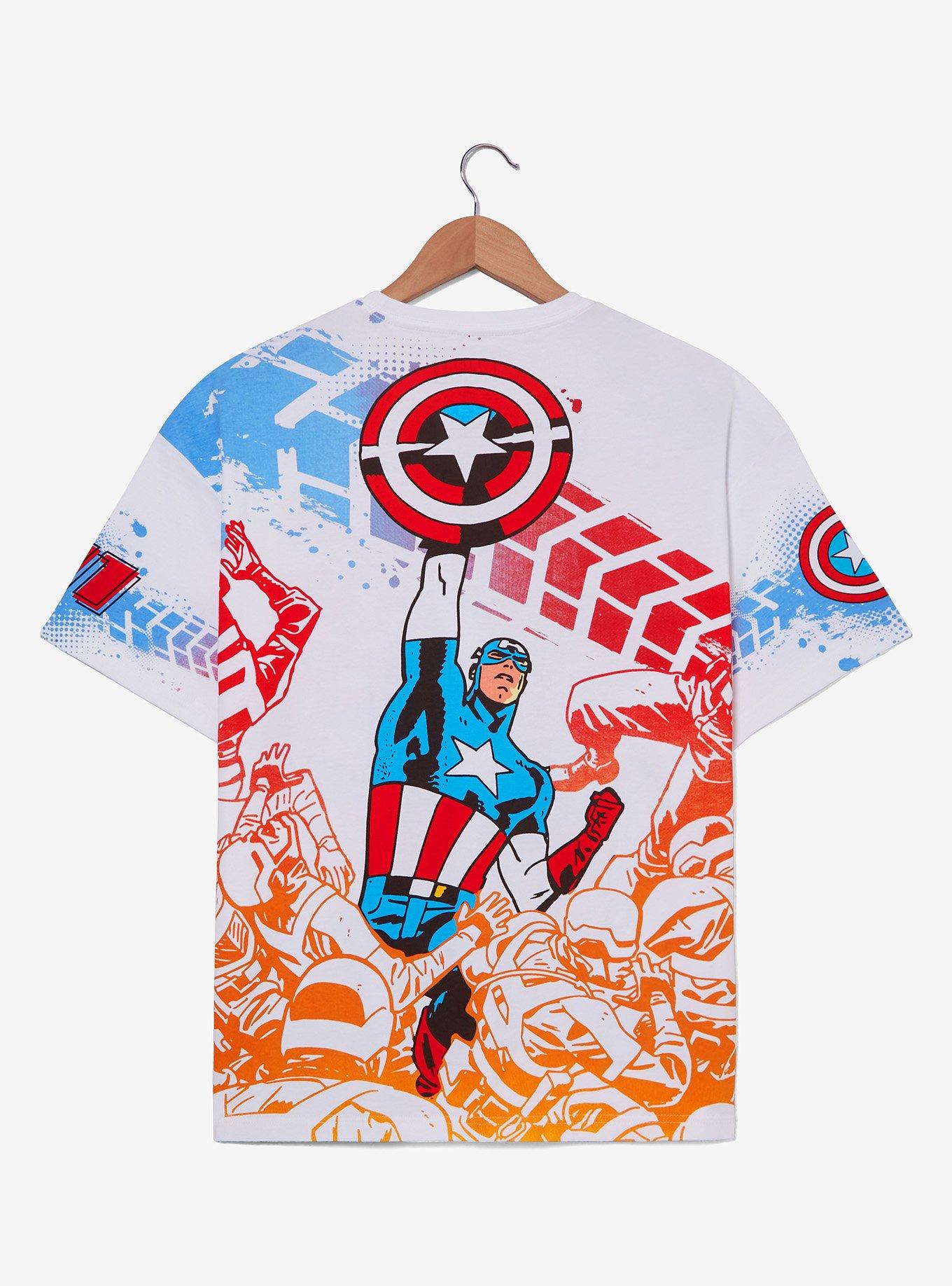 Marvel Captain America Motorcycle T-Shirt, , hi-res