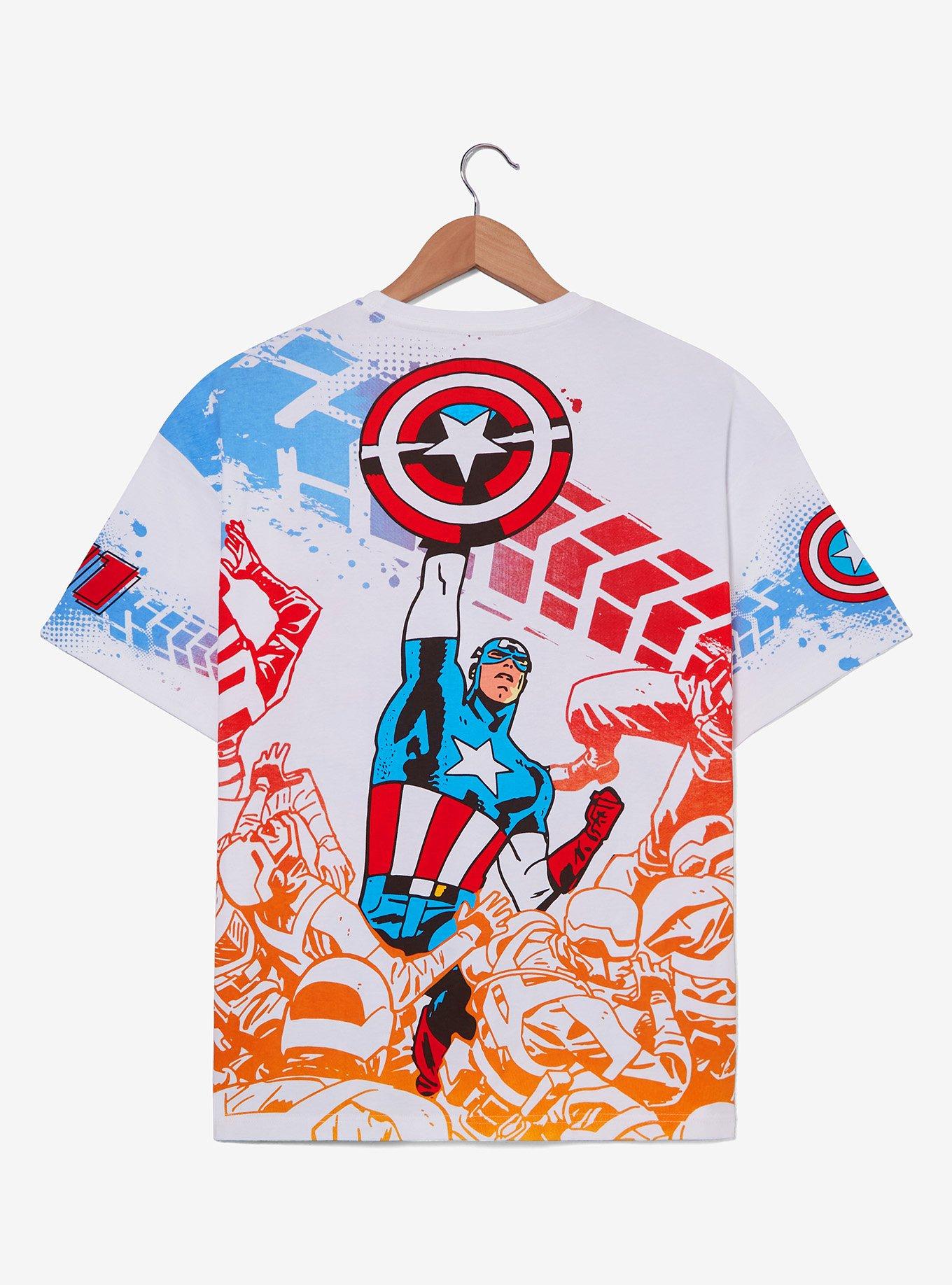 Marvel Captain America Motorcycle T-Shirt, , hi-res