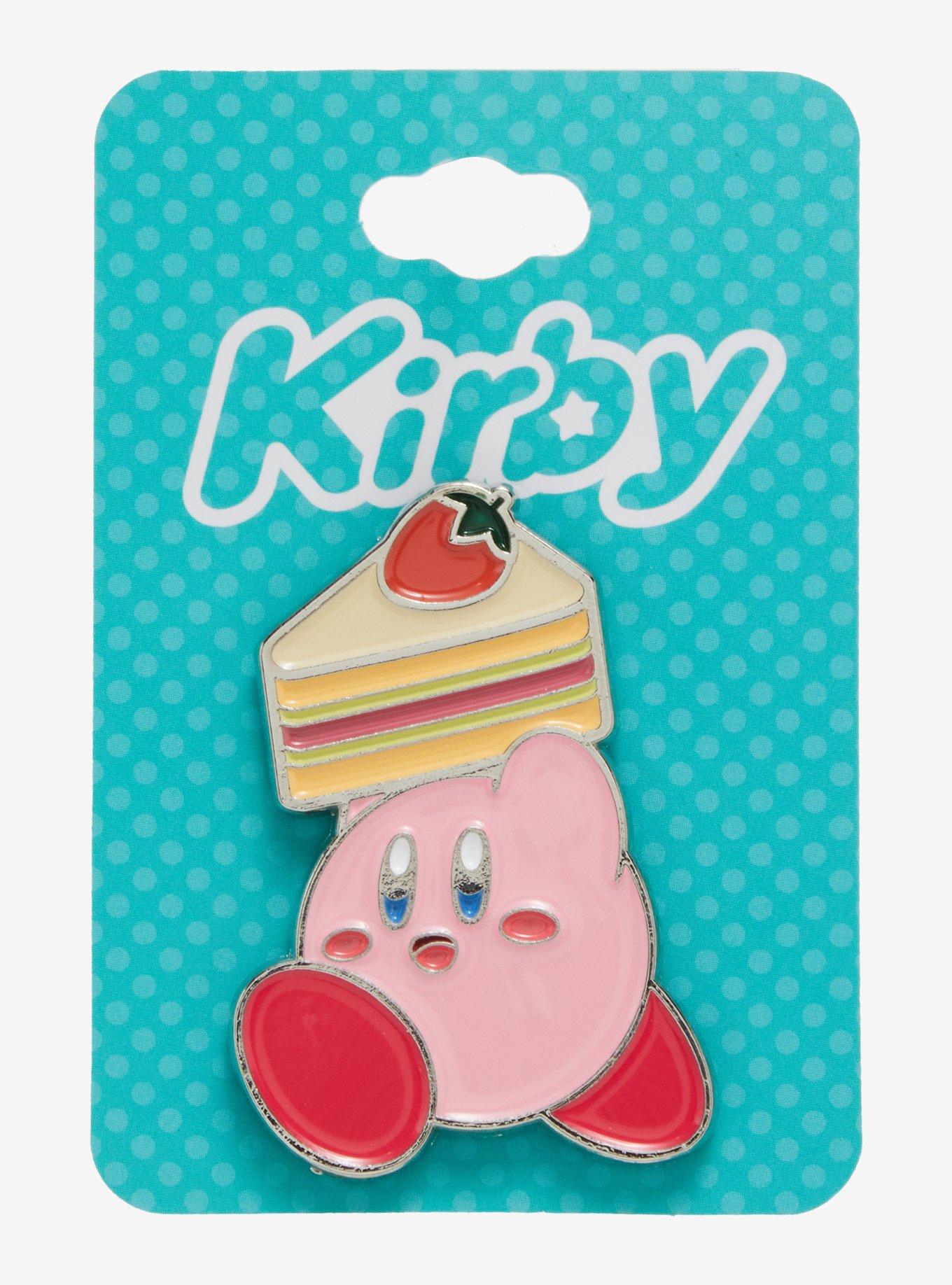 Kirby Cake Enamel Pin, , hi-res