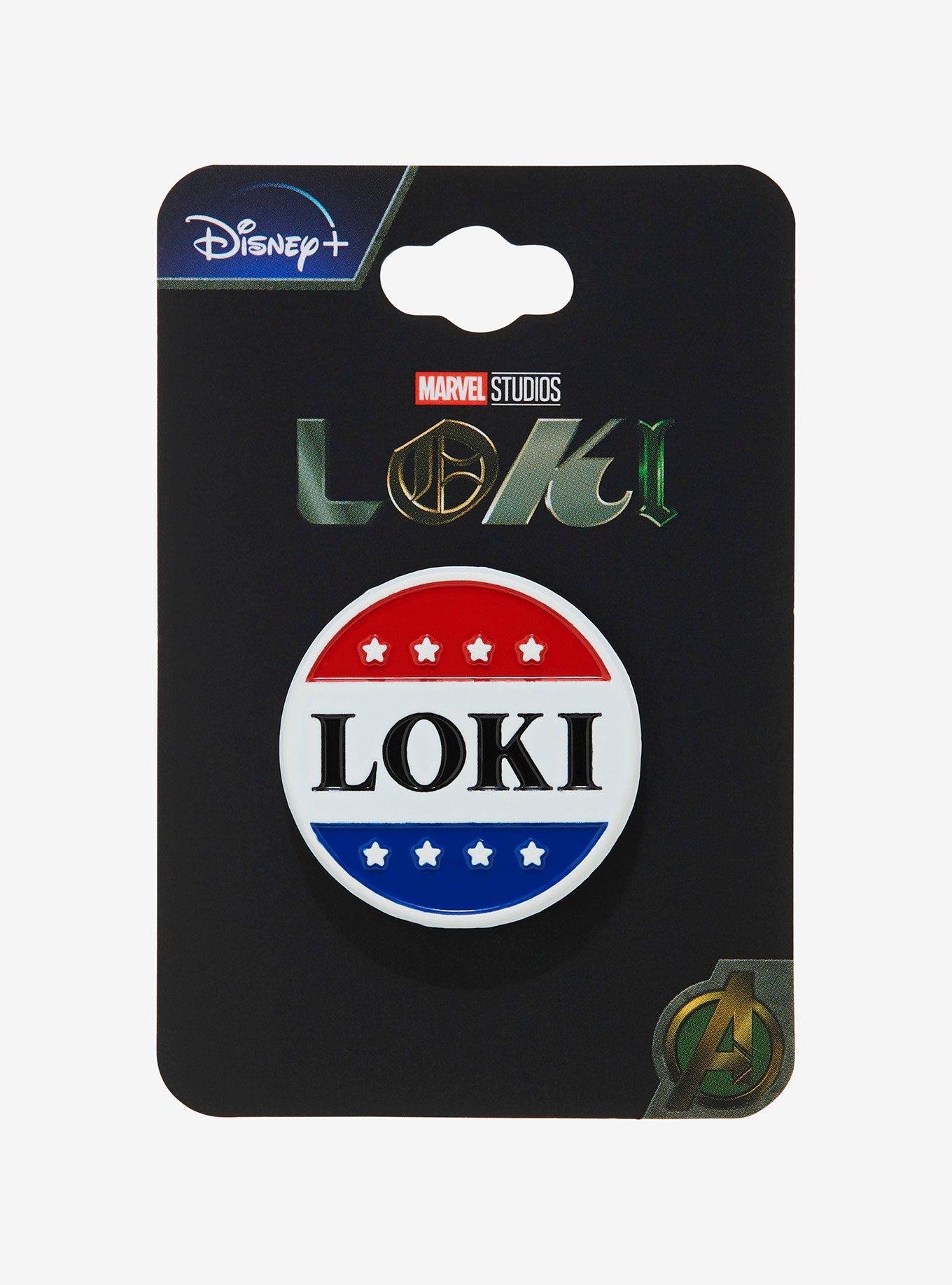 Marvel Loki President Badge Enamel Pin, , hi-res