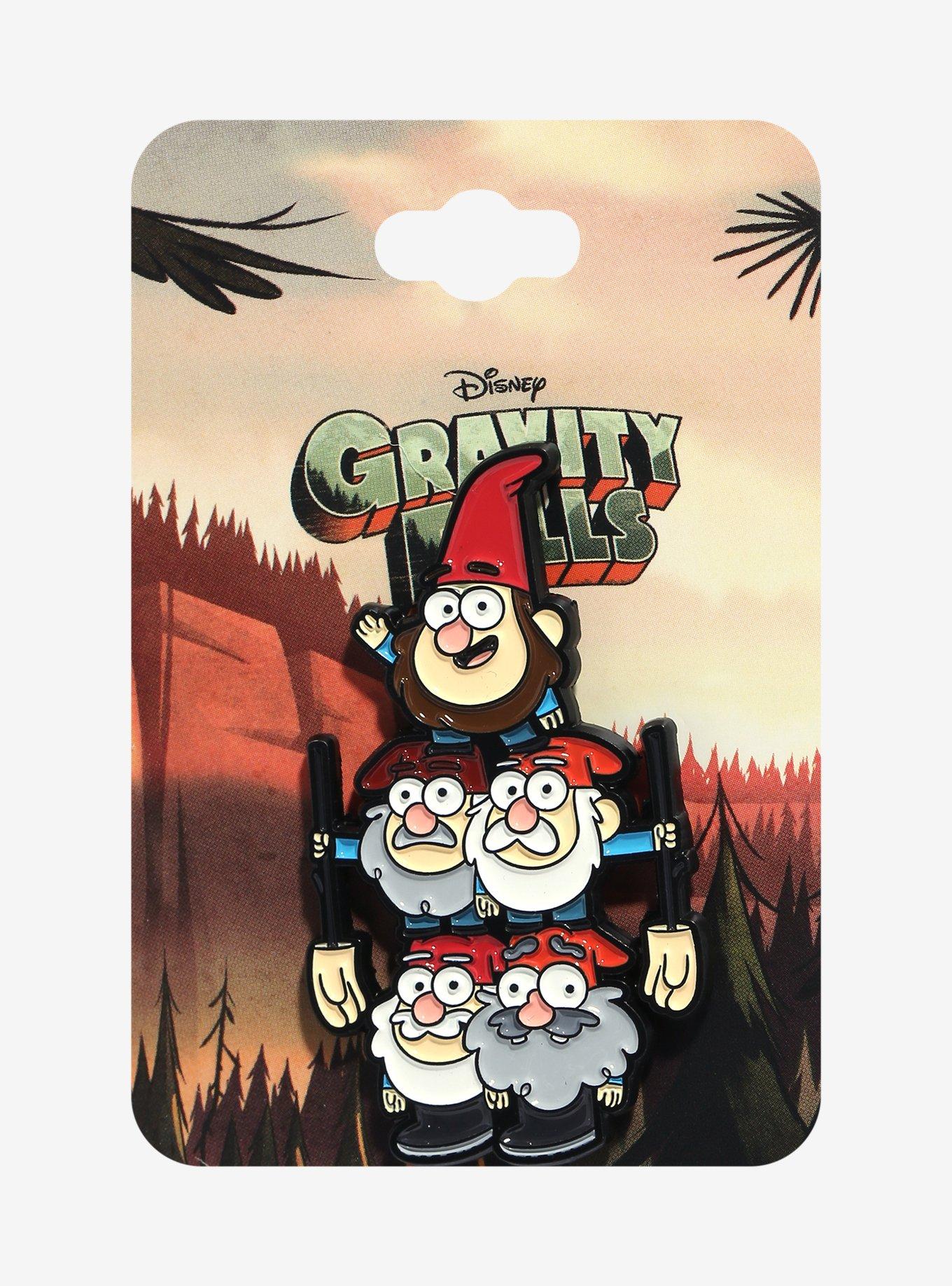 Gravity Falls Gnomes Enamel Pin, , hi-res