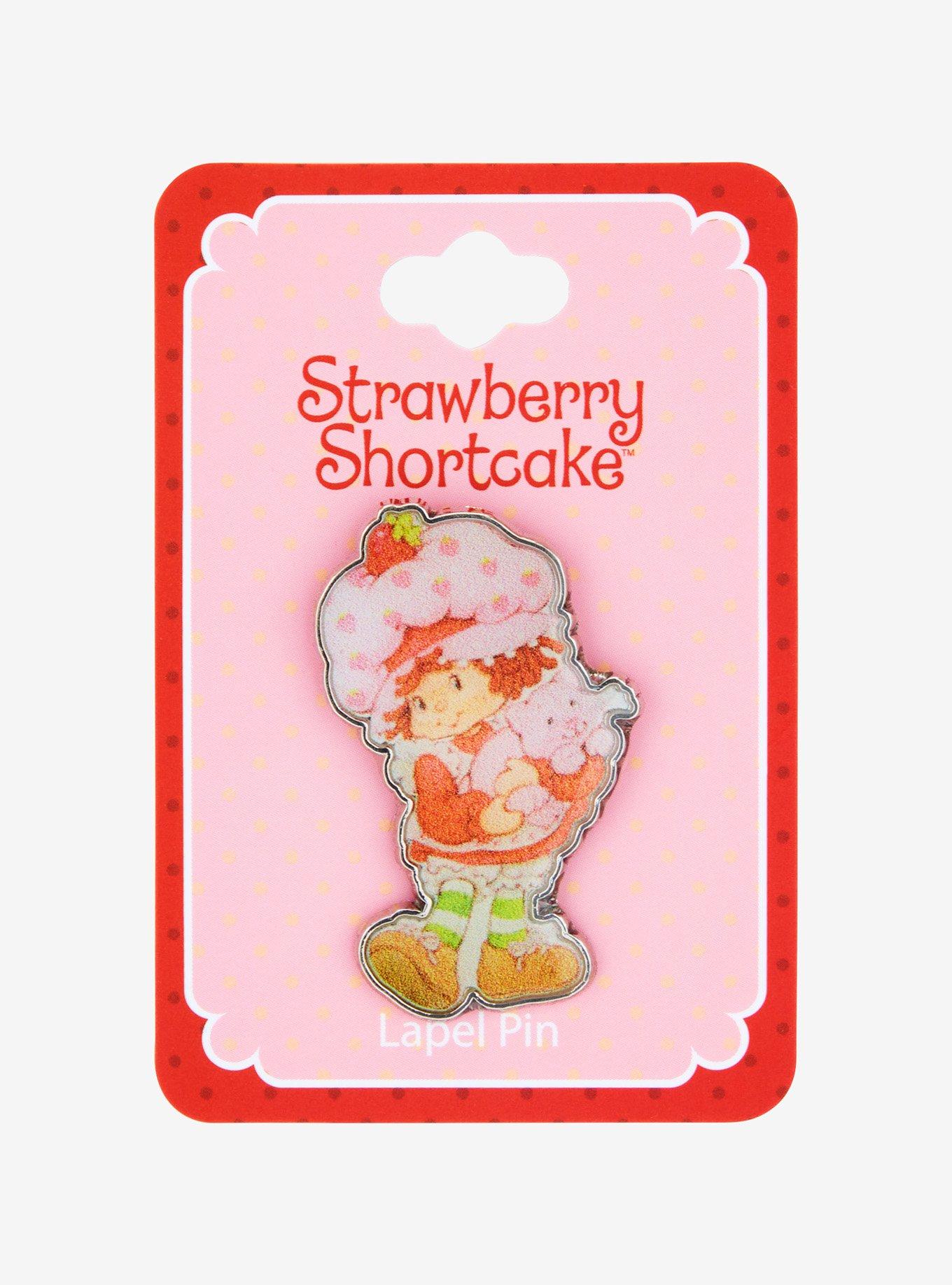 Strawberry Shortcake & Custard Enamel Pin, , hi-res