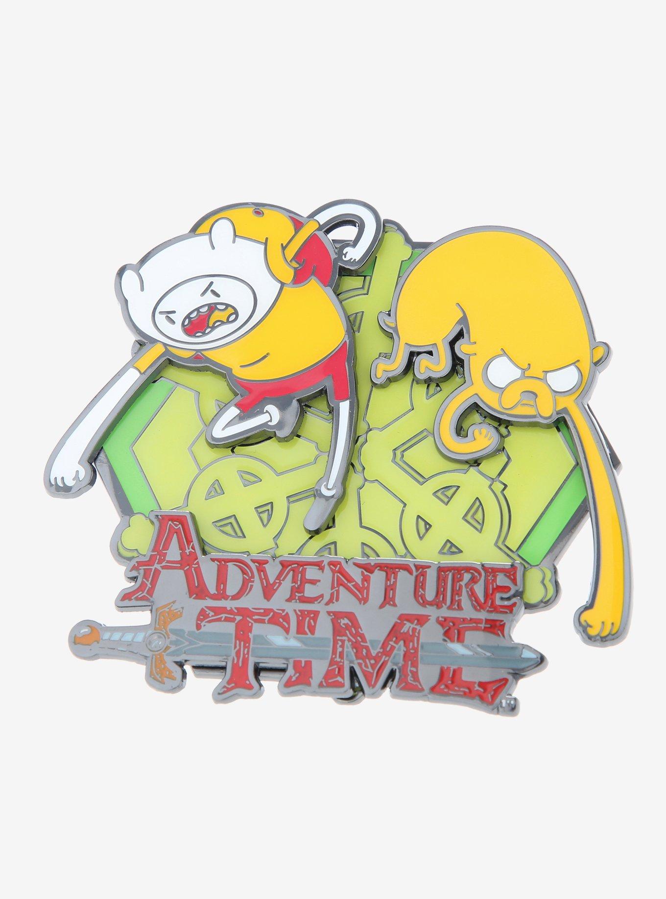 Adventure Time Jake & Finn Come At Me Enamel Pin Set, , hi-res