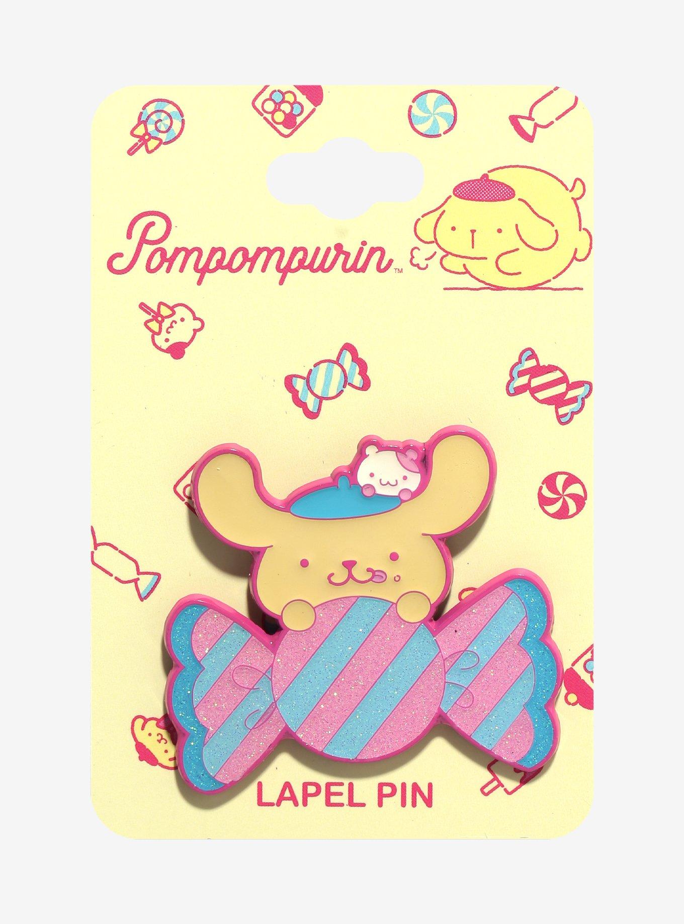 Pompompurin Striped Candy Enamel Pin, , hi-res